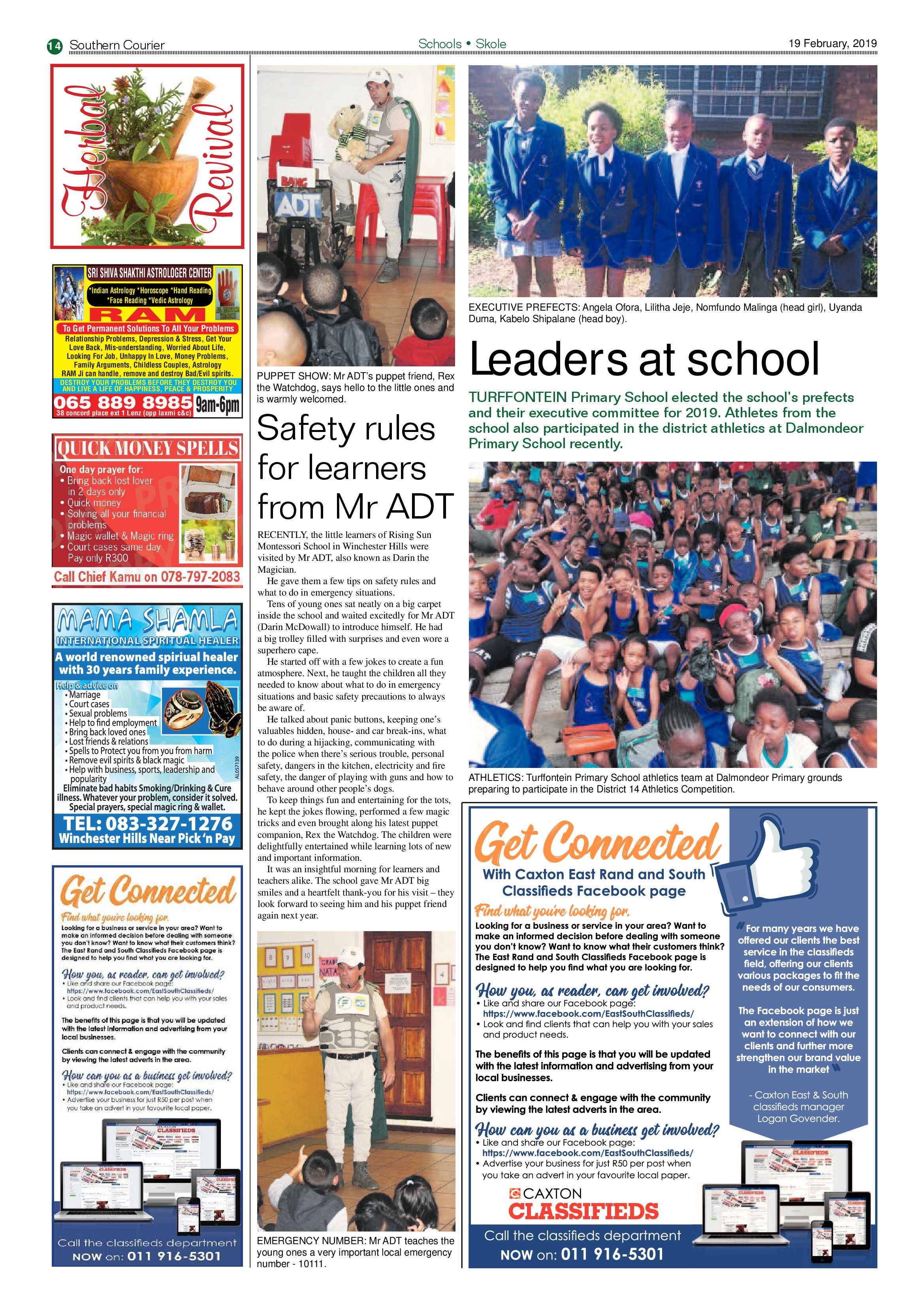 Southern Courier 19 February 2019 page 14