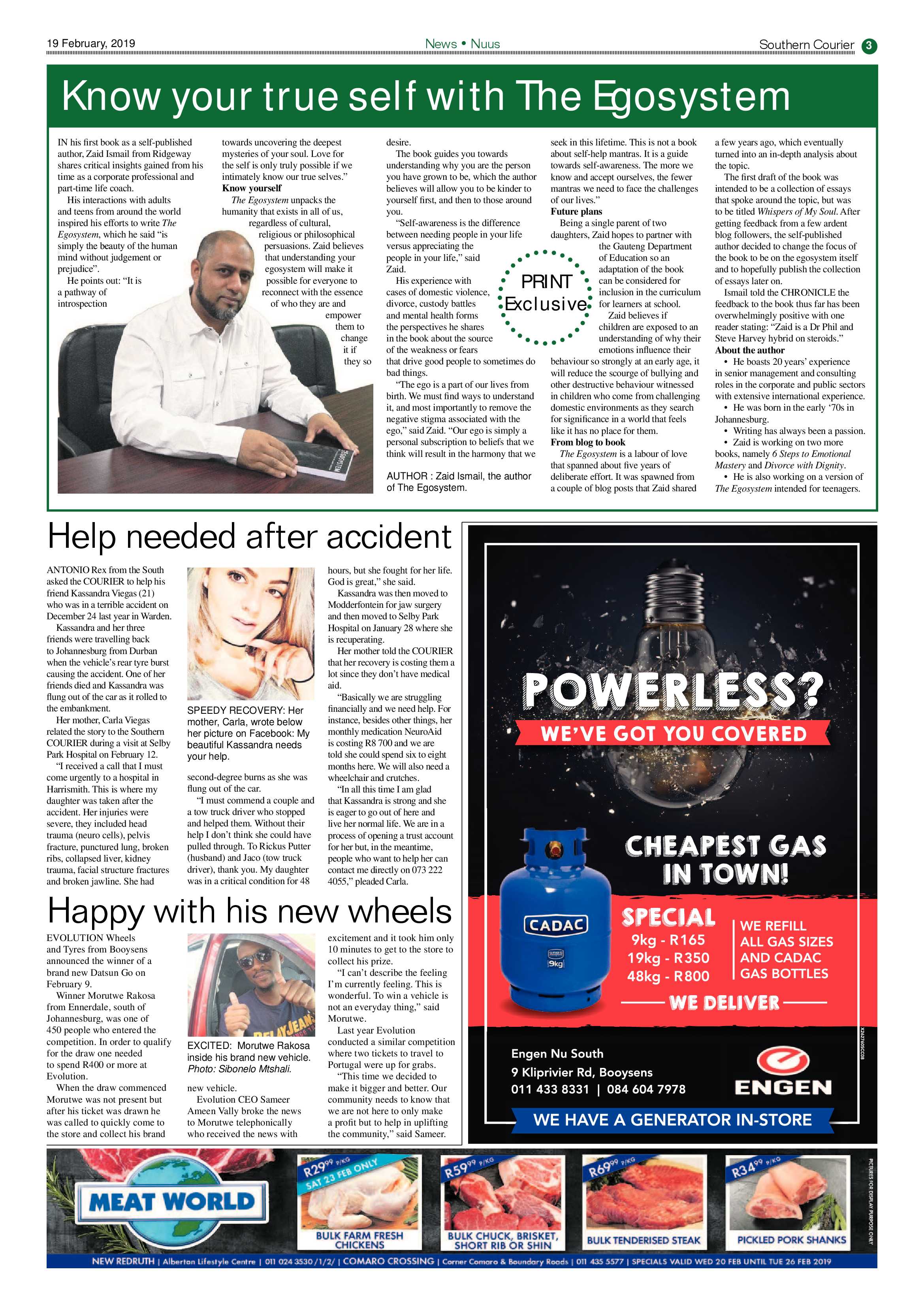 Southern Courier 19 February 2019 page 3