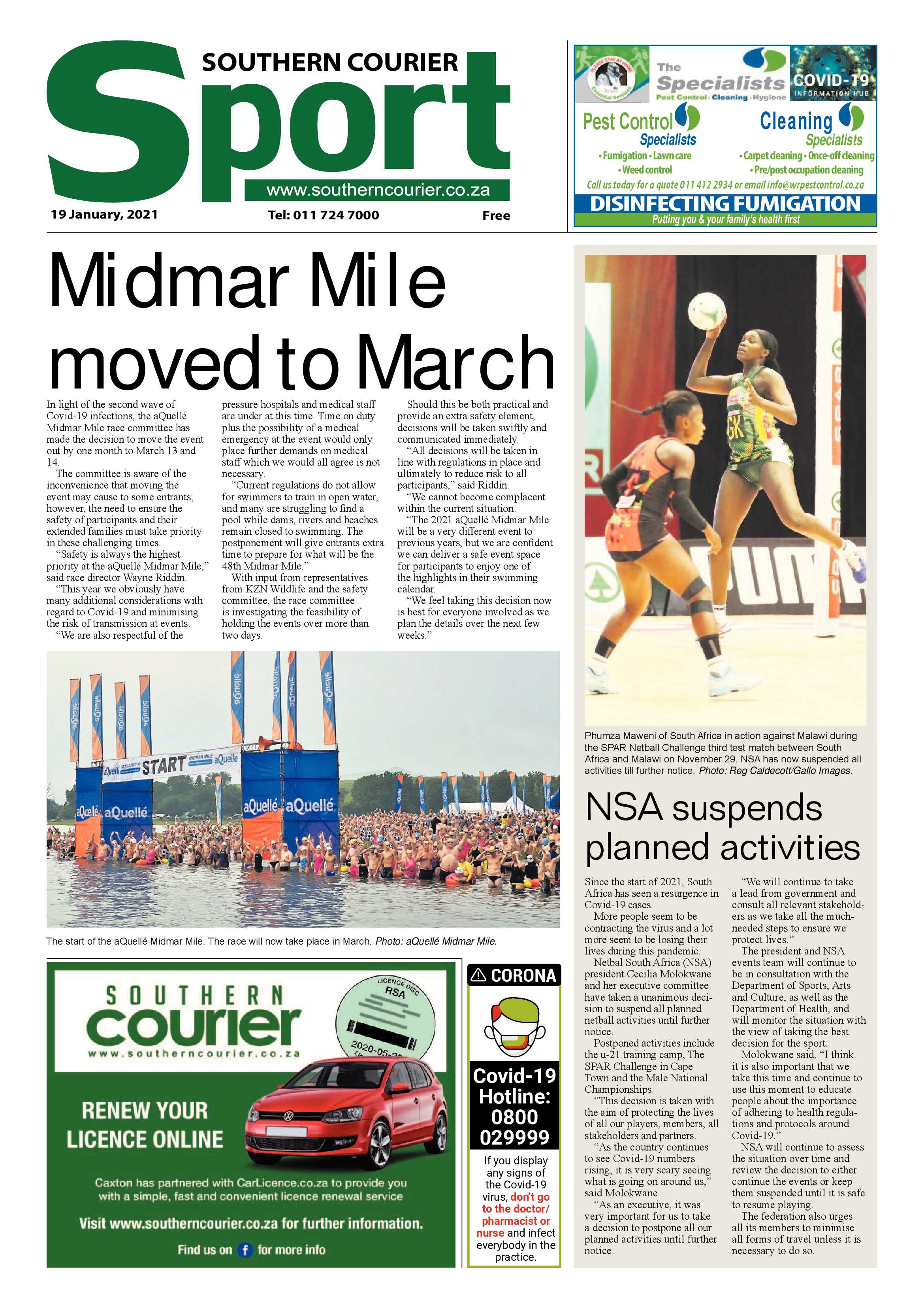 Southern Courier 19 January 2021 page 16