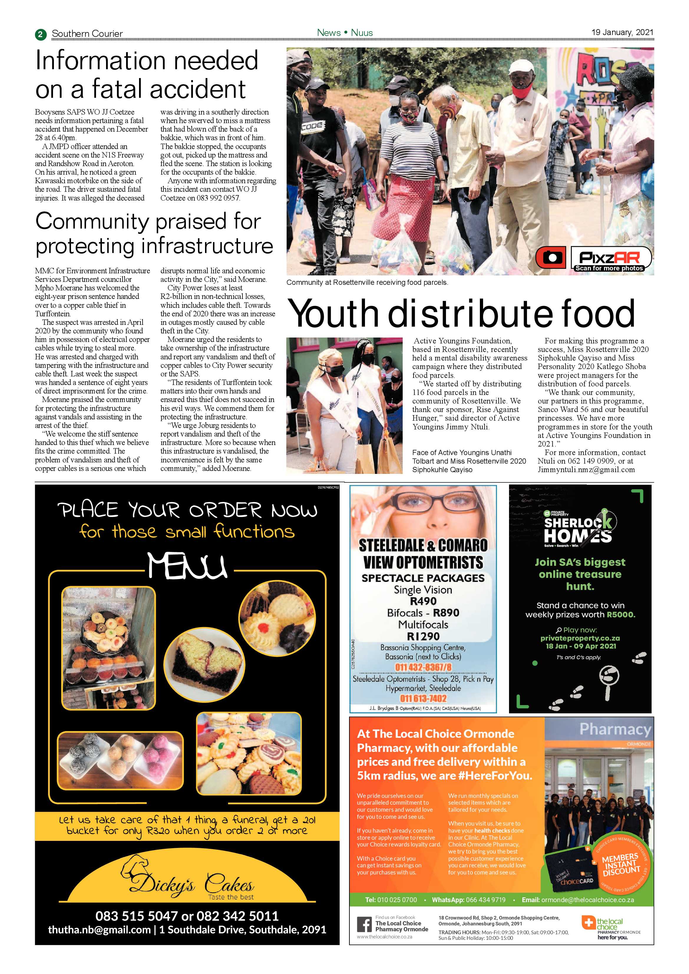 Southern Courier 19 January 2021 page 2