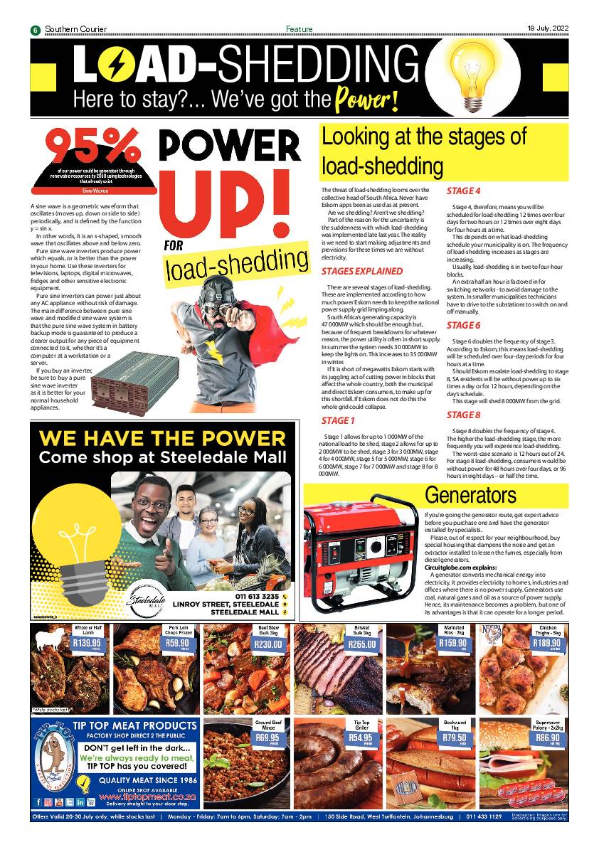 Southern Courier 19 July 2022 page 6