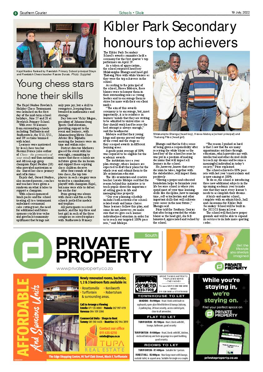 Southern Courier 19 July 2022 page 8