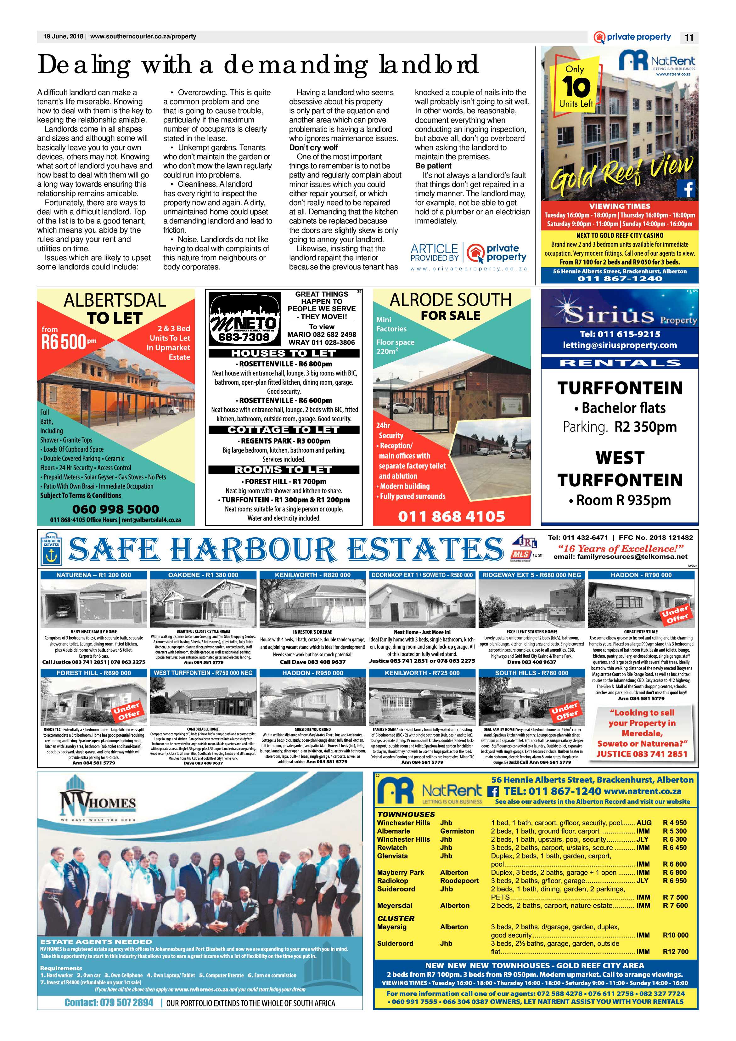 Southern Courier 19 June 2018 page 11