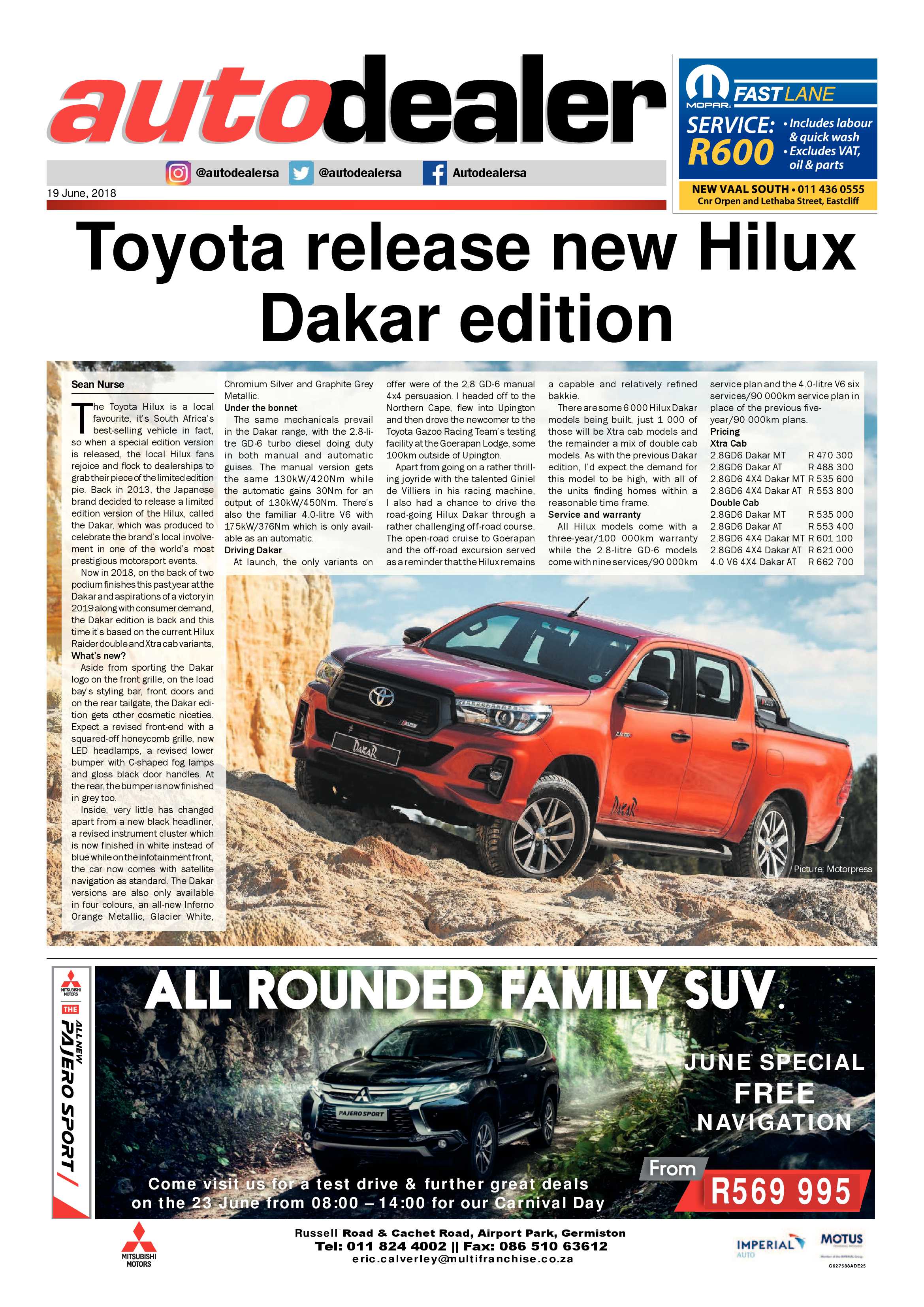Southern Courier 19 June 2018 page 15