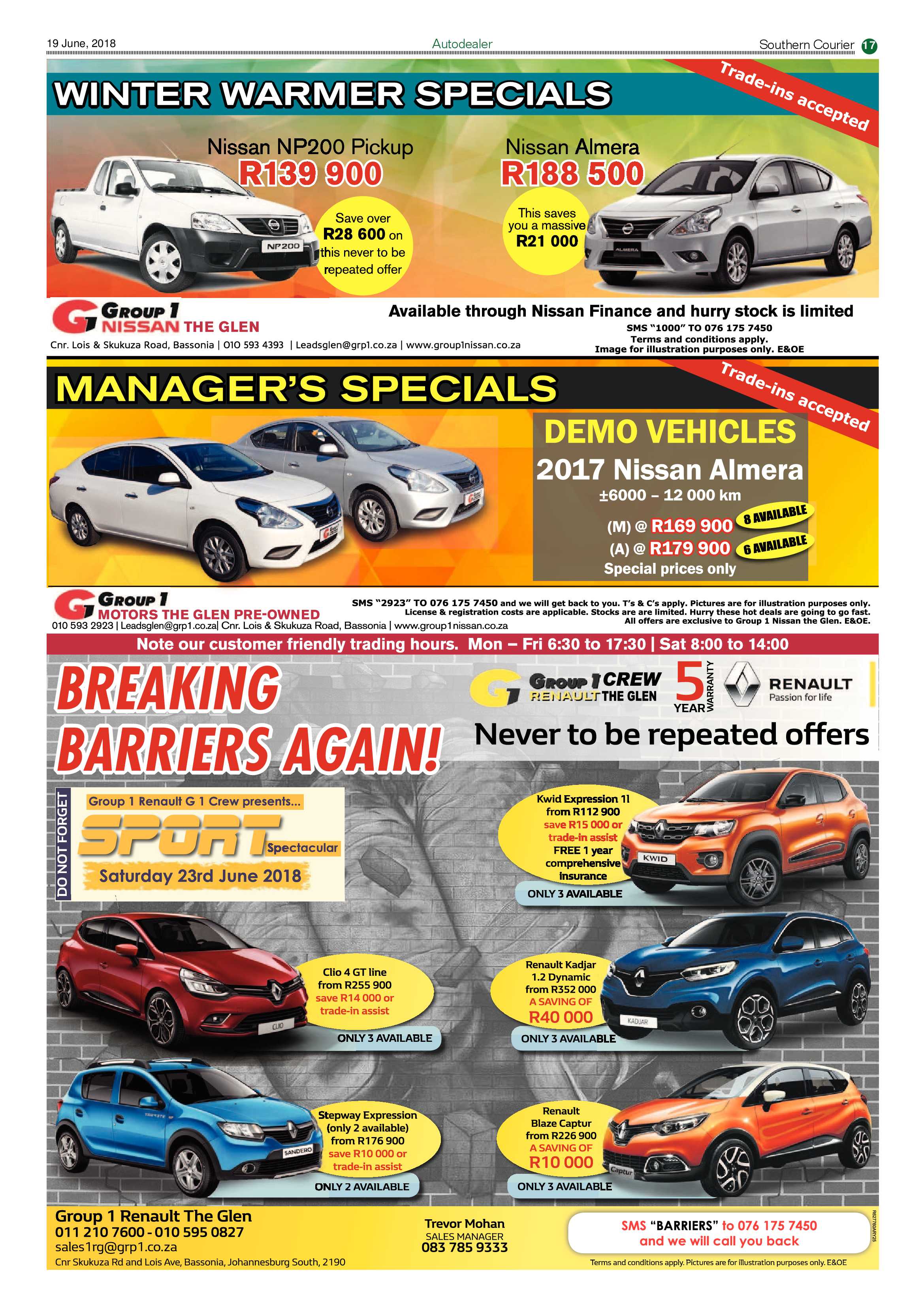Southern Courier 19 June 2018 page 17
