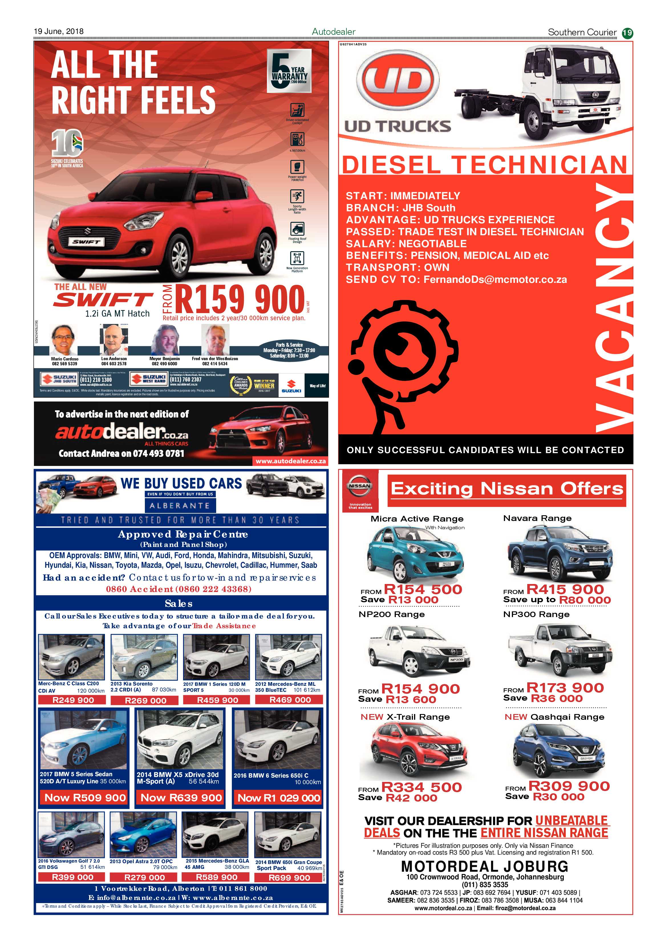 Southern Courier 19 June 2018 page 19