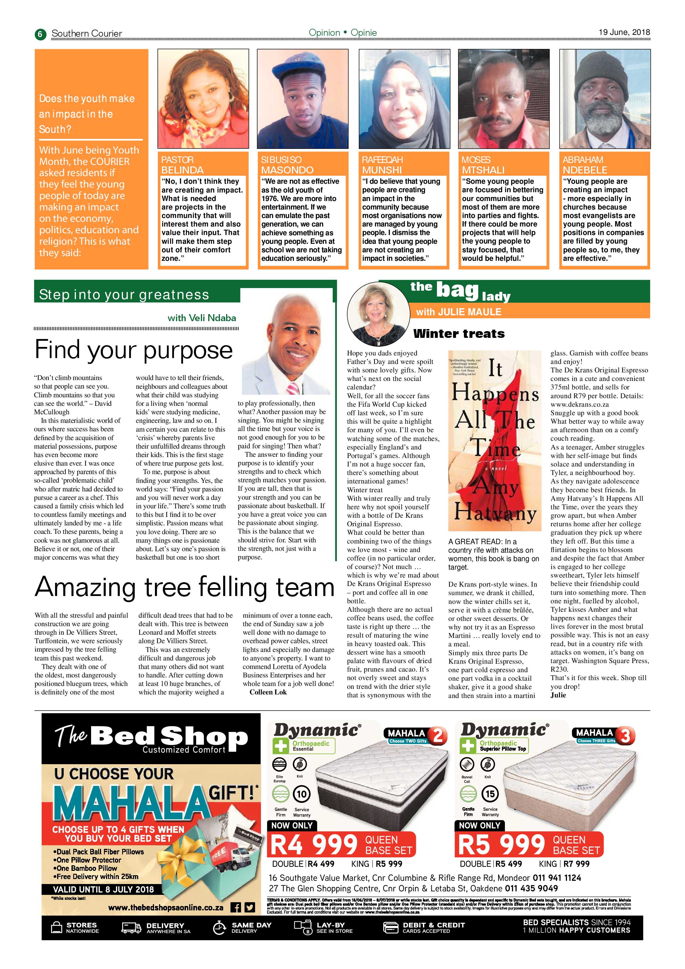 Southern Courier 19 June 2018 page 6