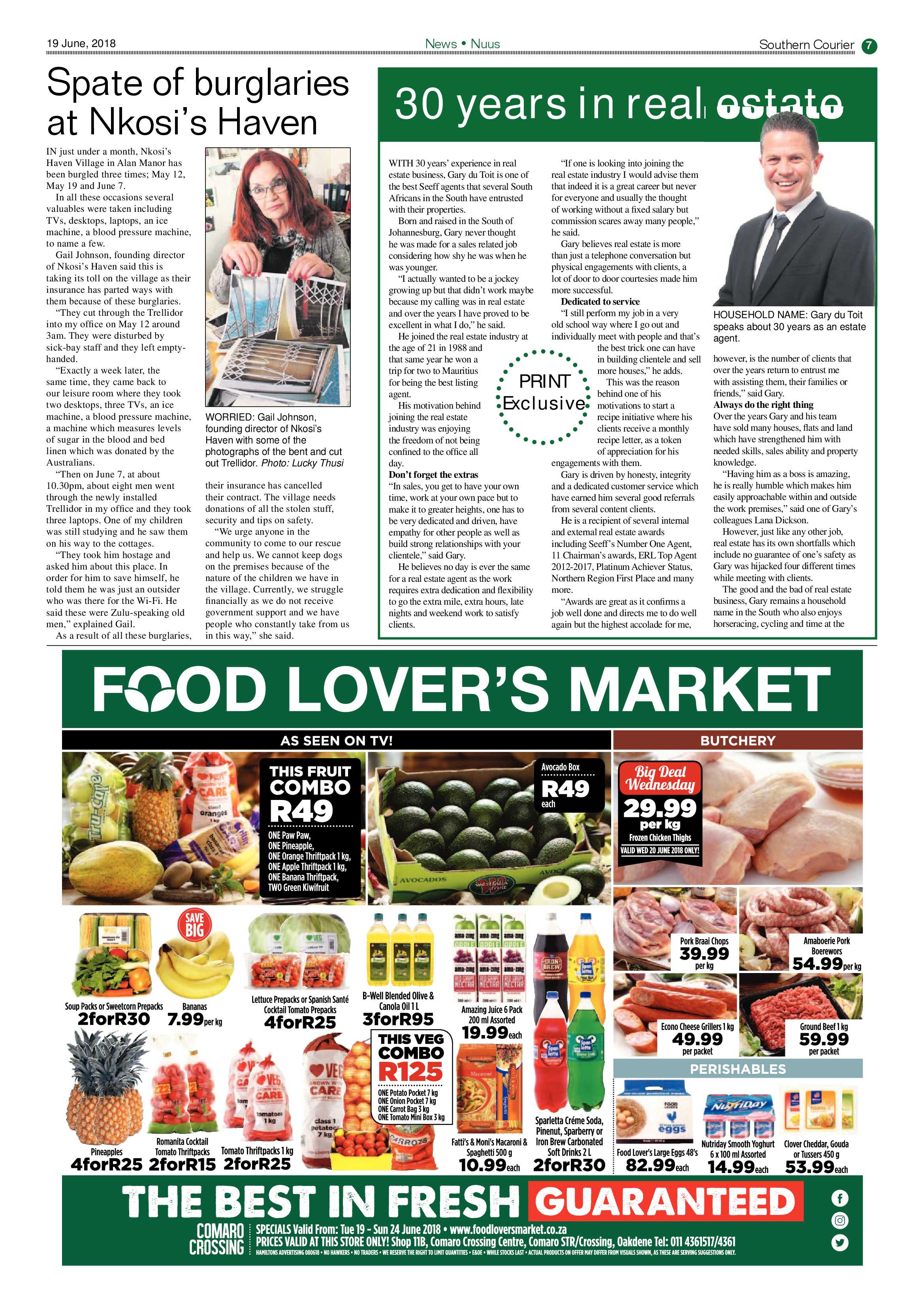 Southern Courier 19 June 2018 page 7