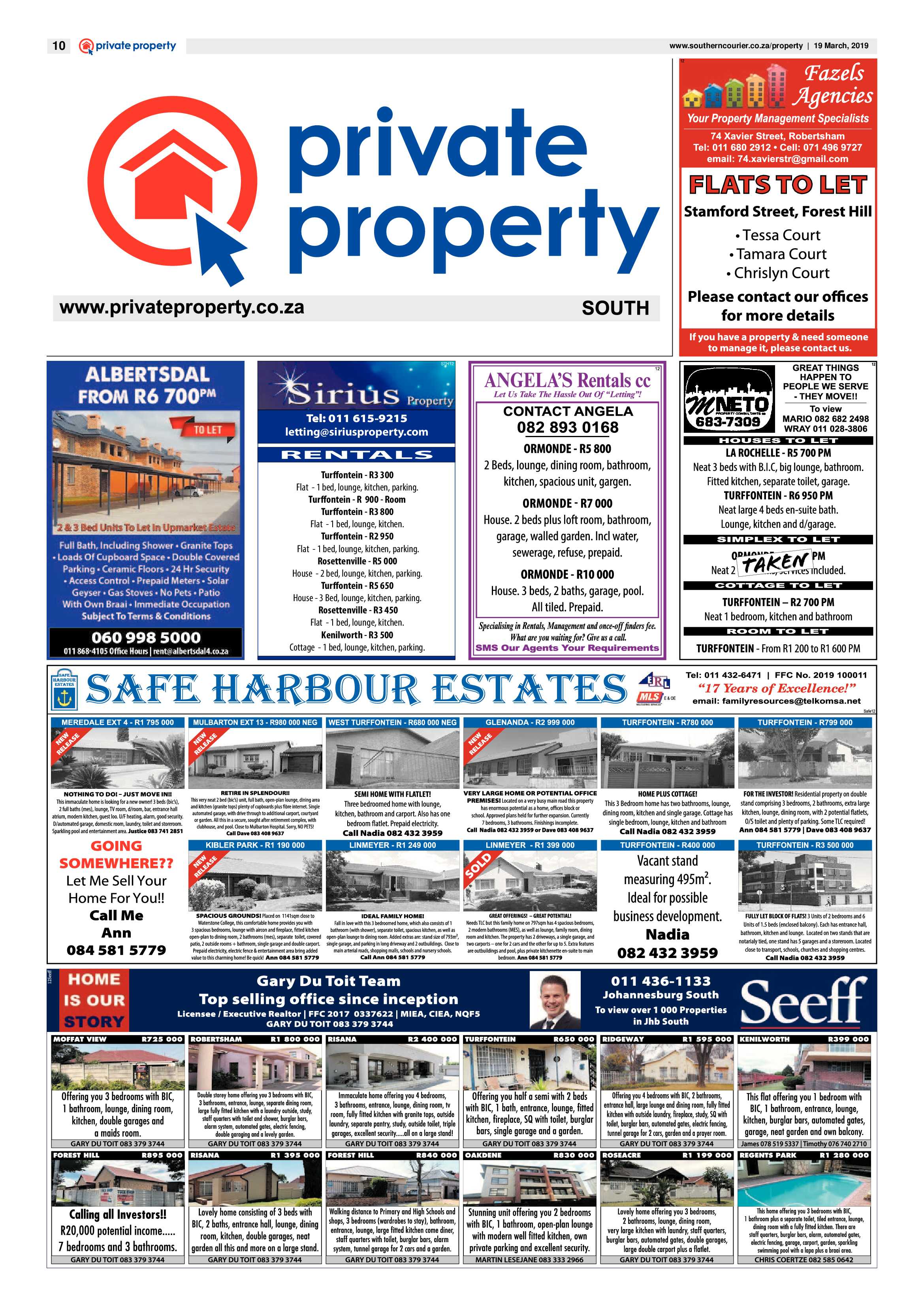 Southern Courier 19 March 2019 page 10