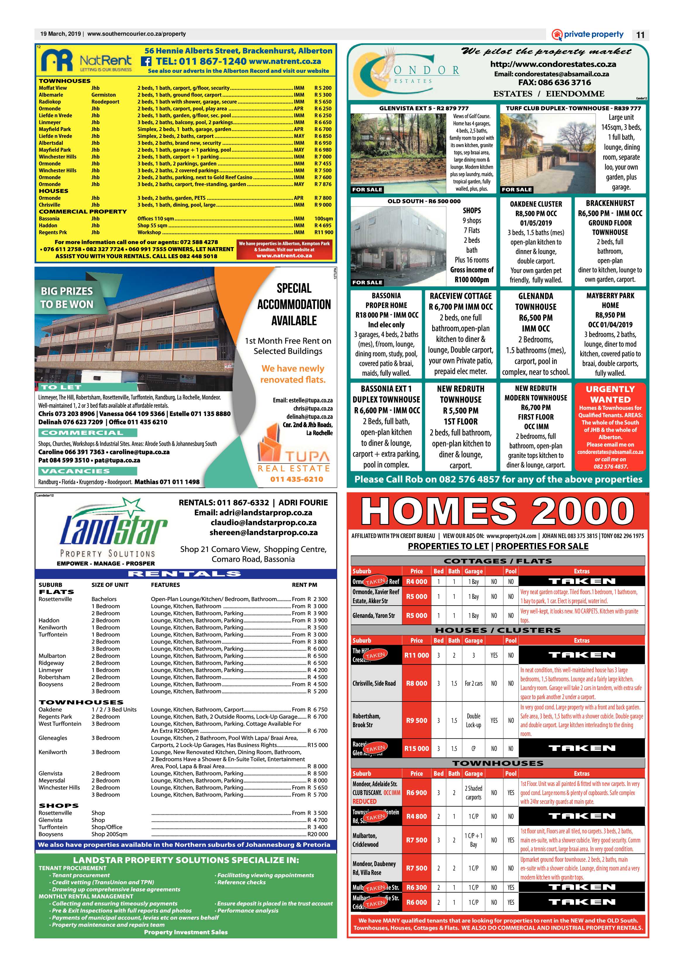 Southern Courier 19 March 2019 page 11