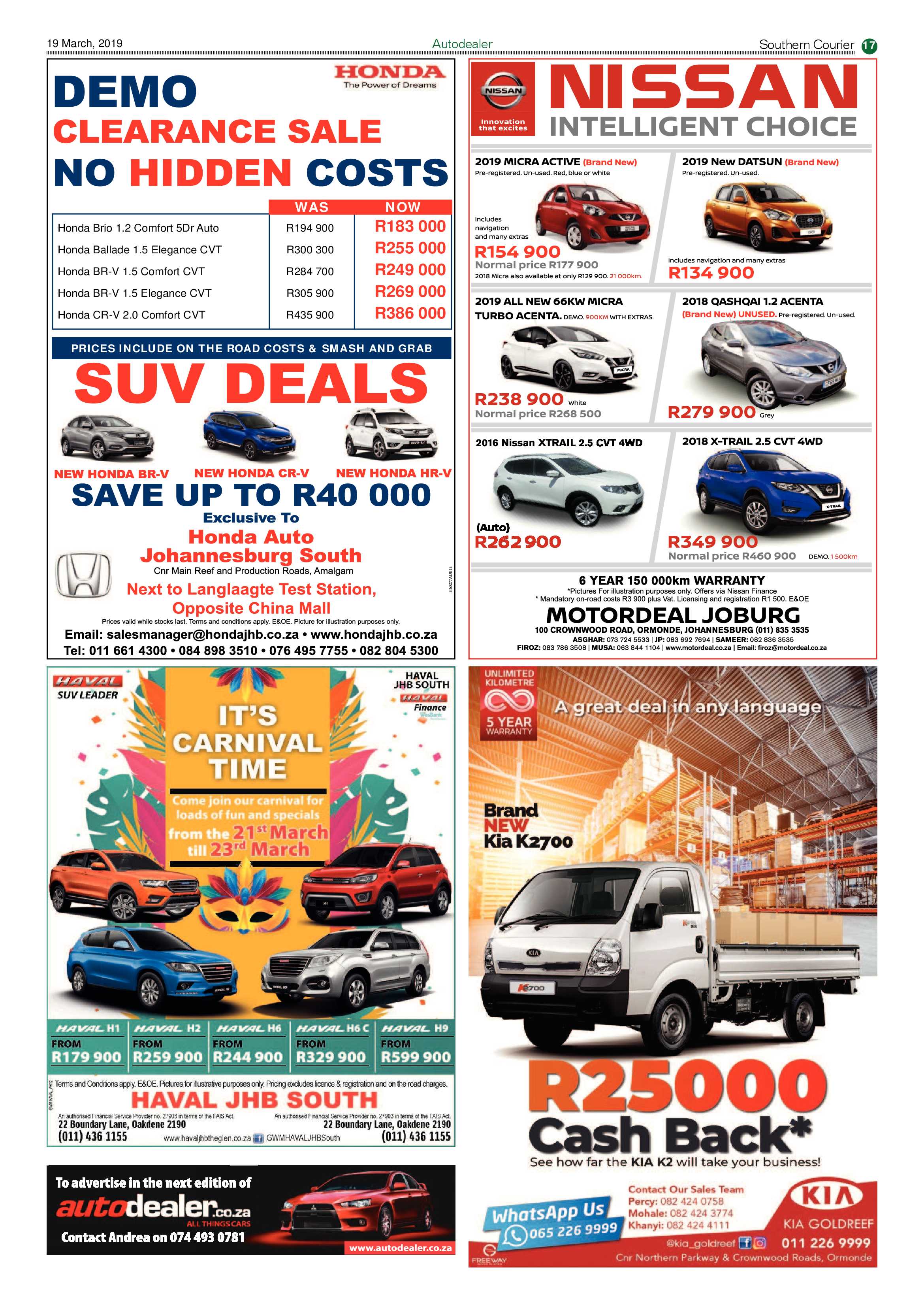 Southern Courier 19 March 2019 page 17