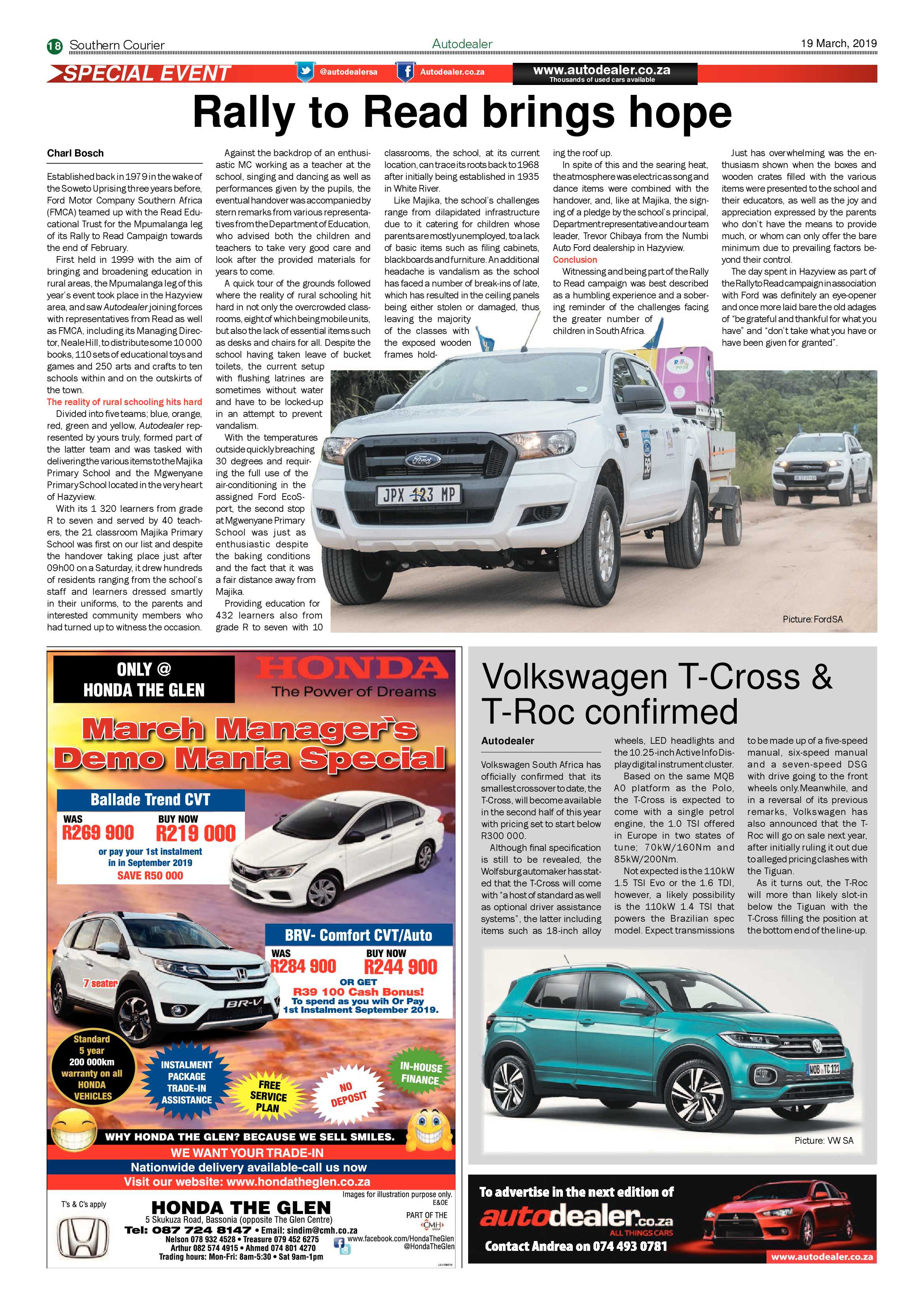 Southern Courier 19 March 2019 page 18