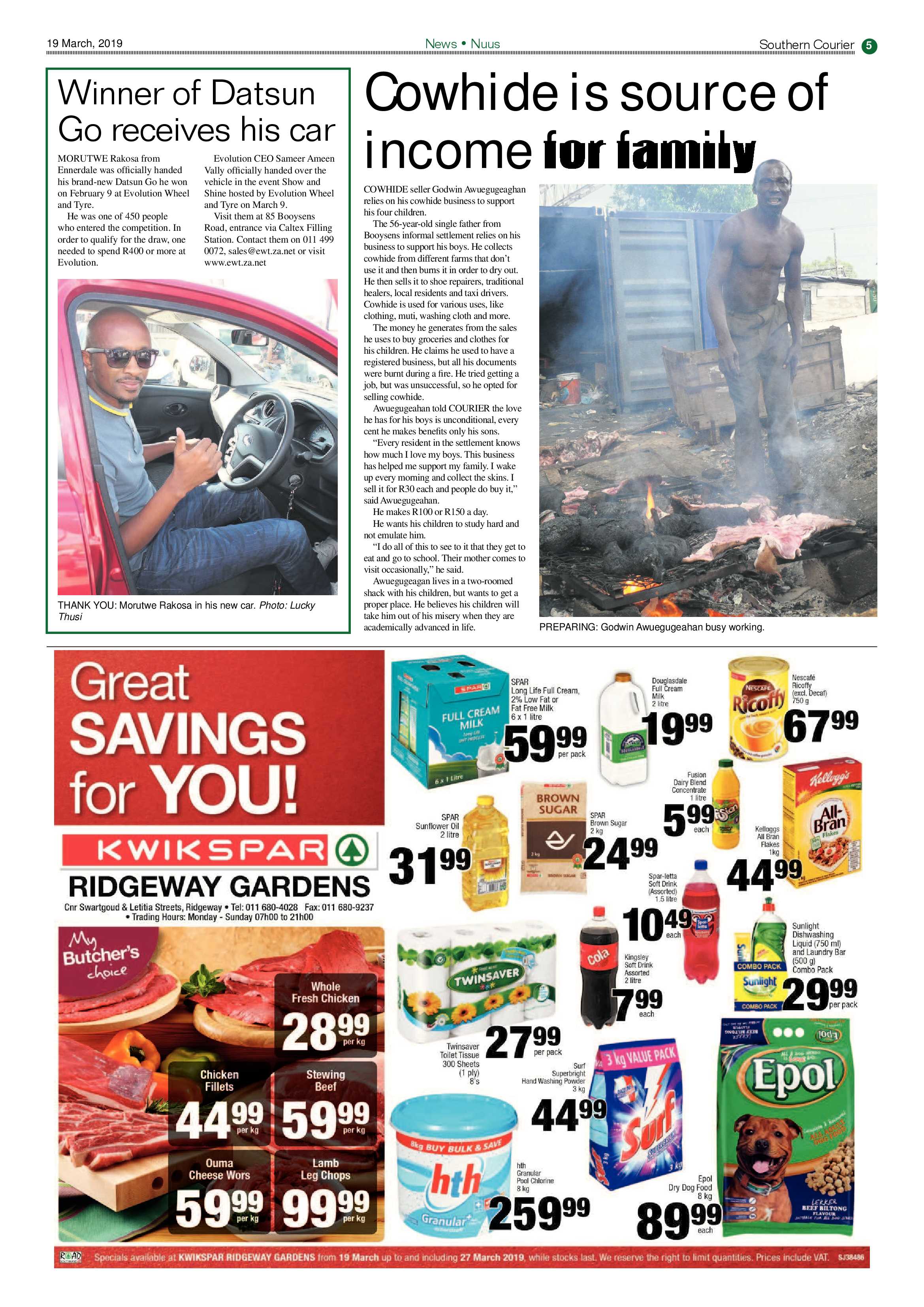 Southern Courier 19 March 2019 page 5