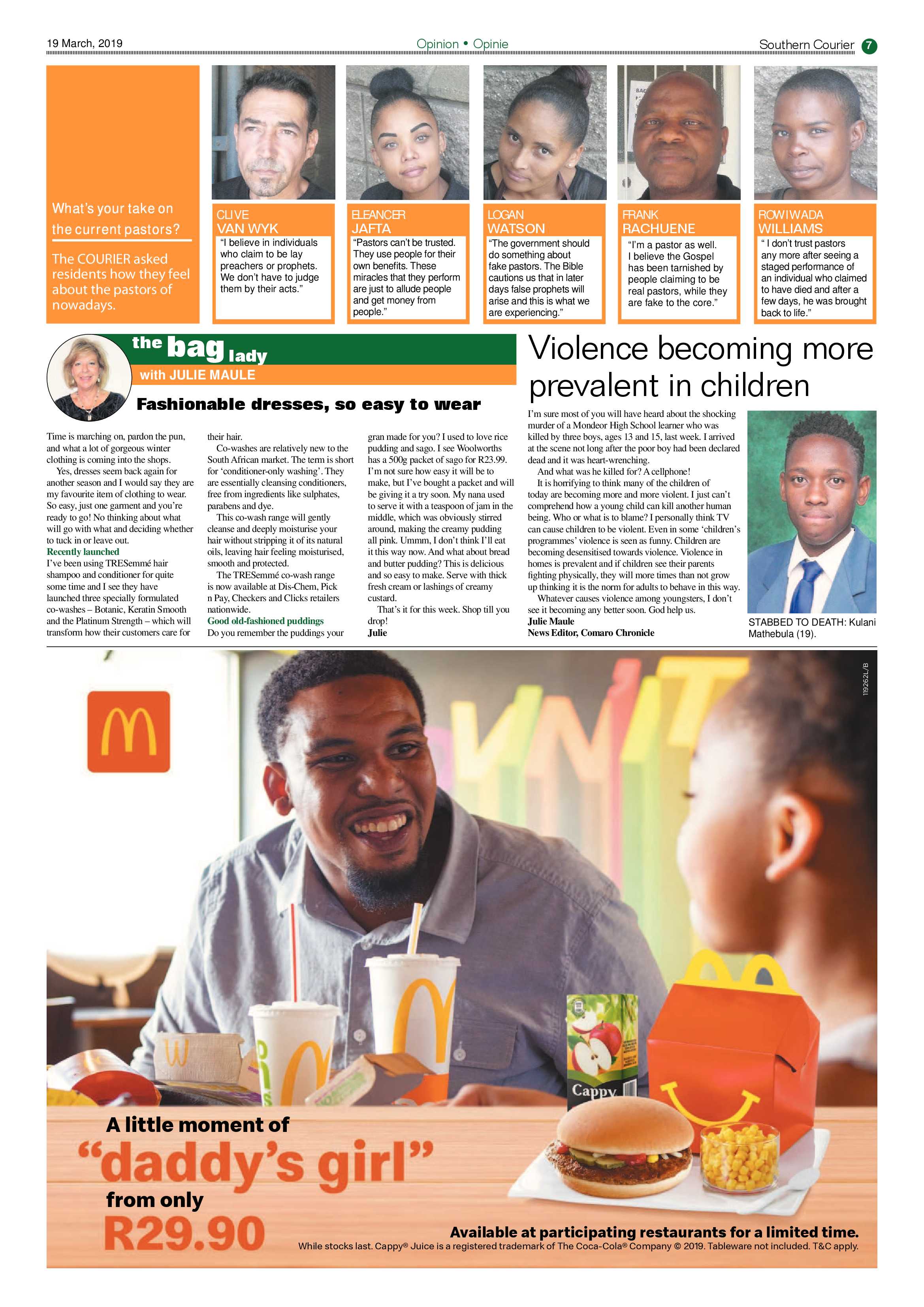 Southern Courier 19 March 2019 page 7