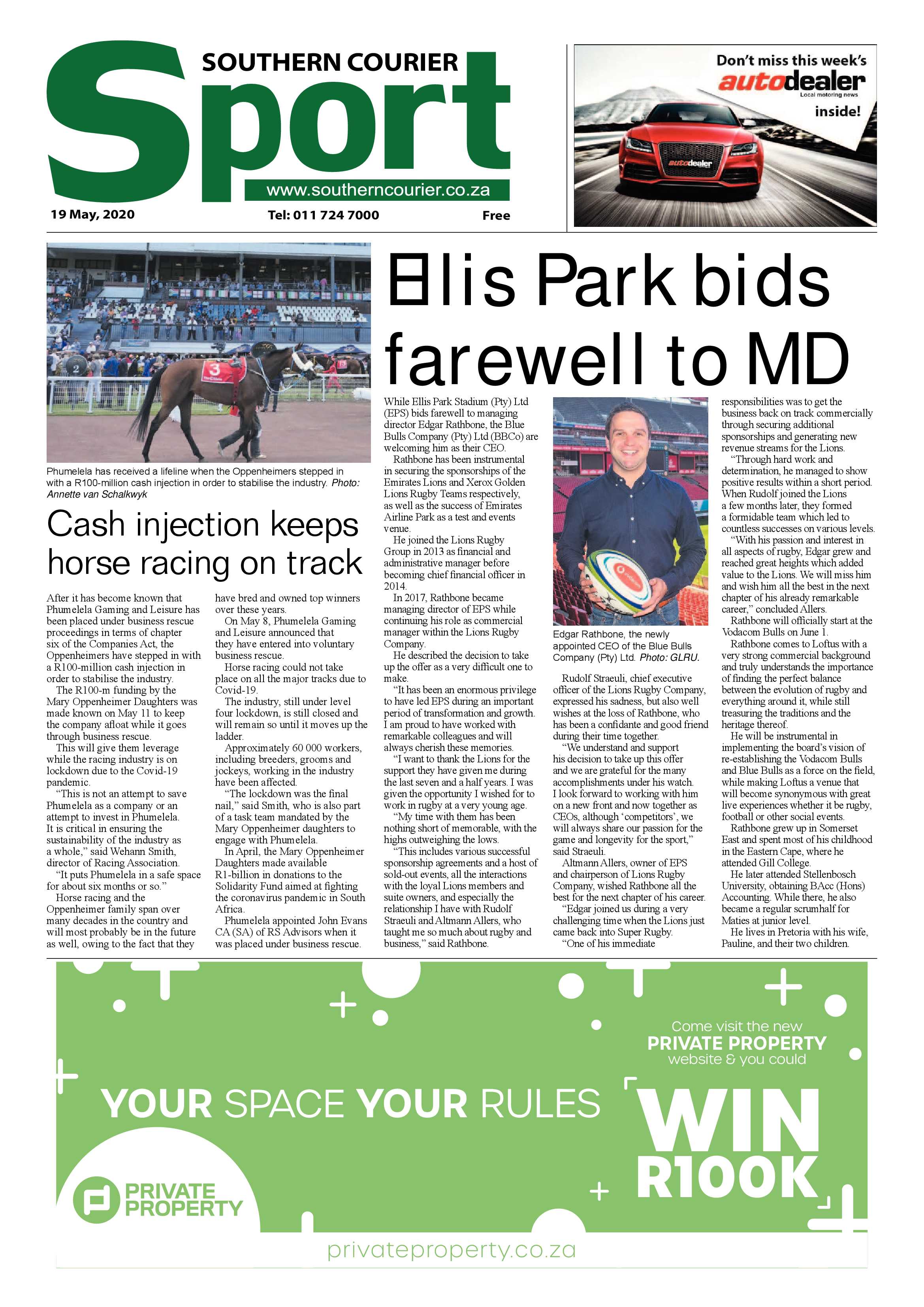 Southern Courier 19 May 2020 page 8