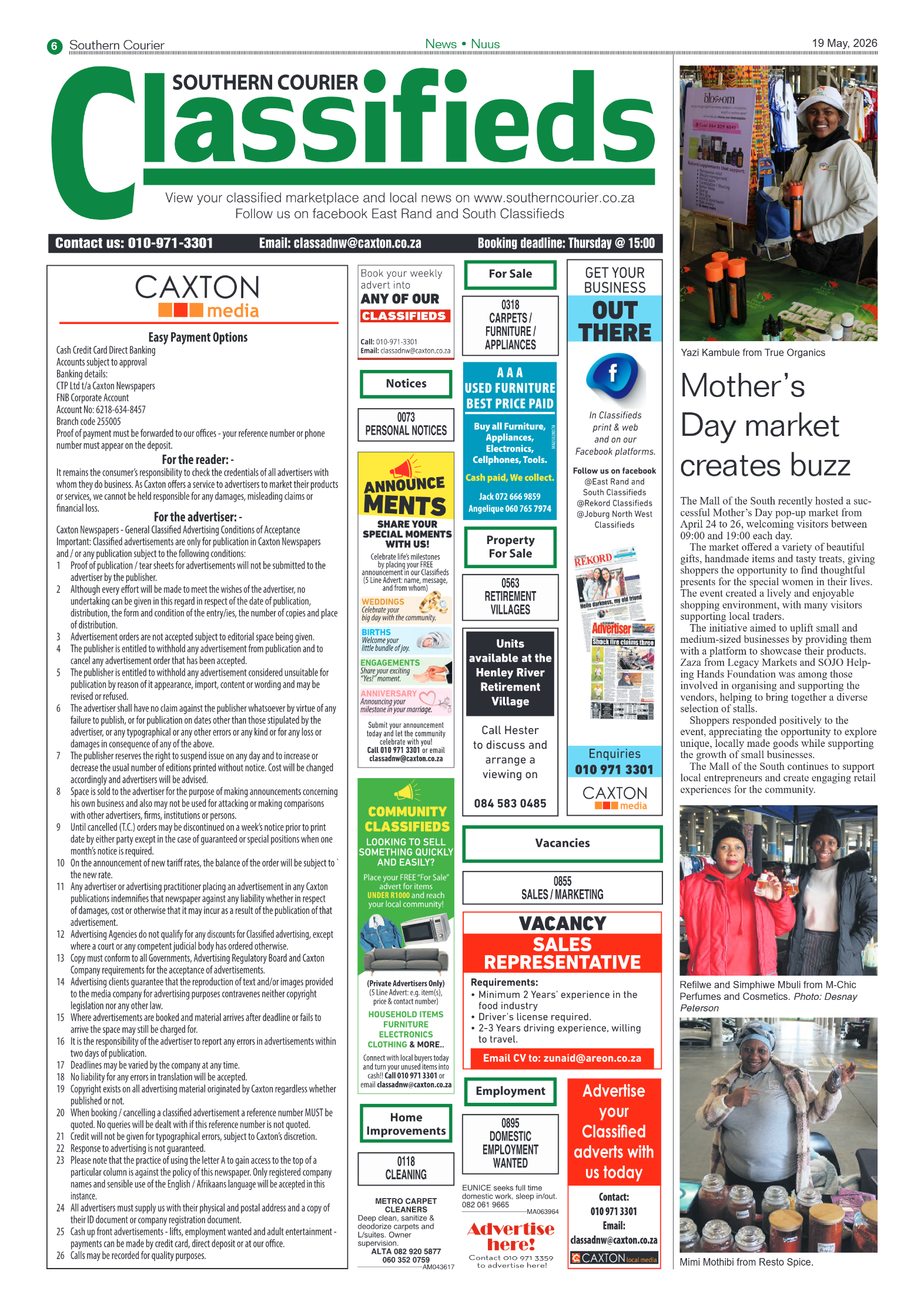 Southern Courier 19 May 2026 page 6