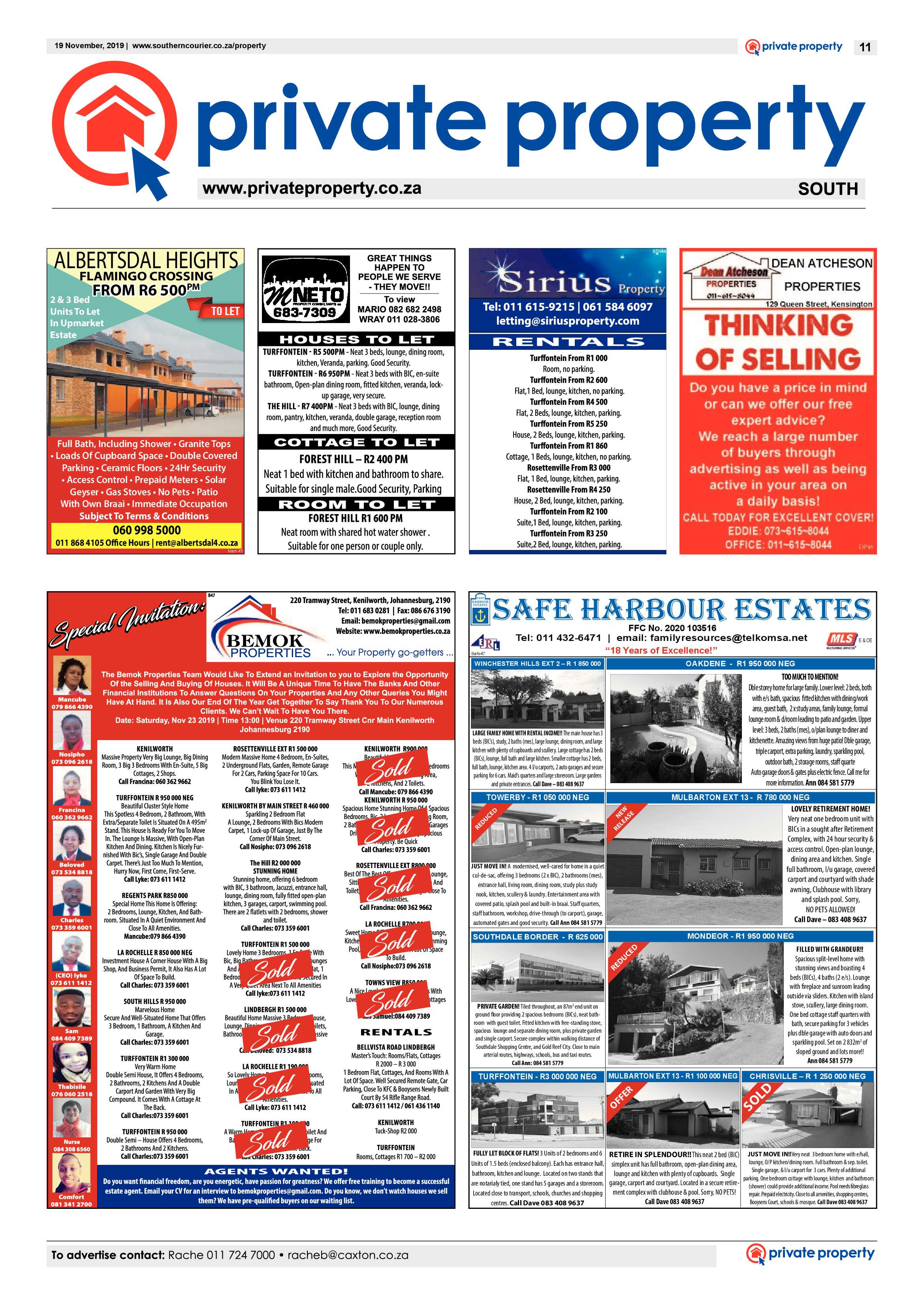 Southern Courier 19 November 2019 page 11