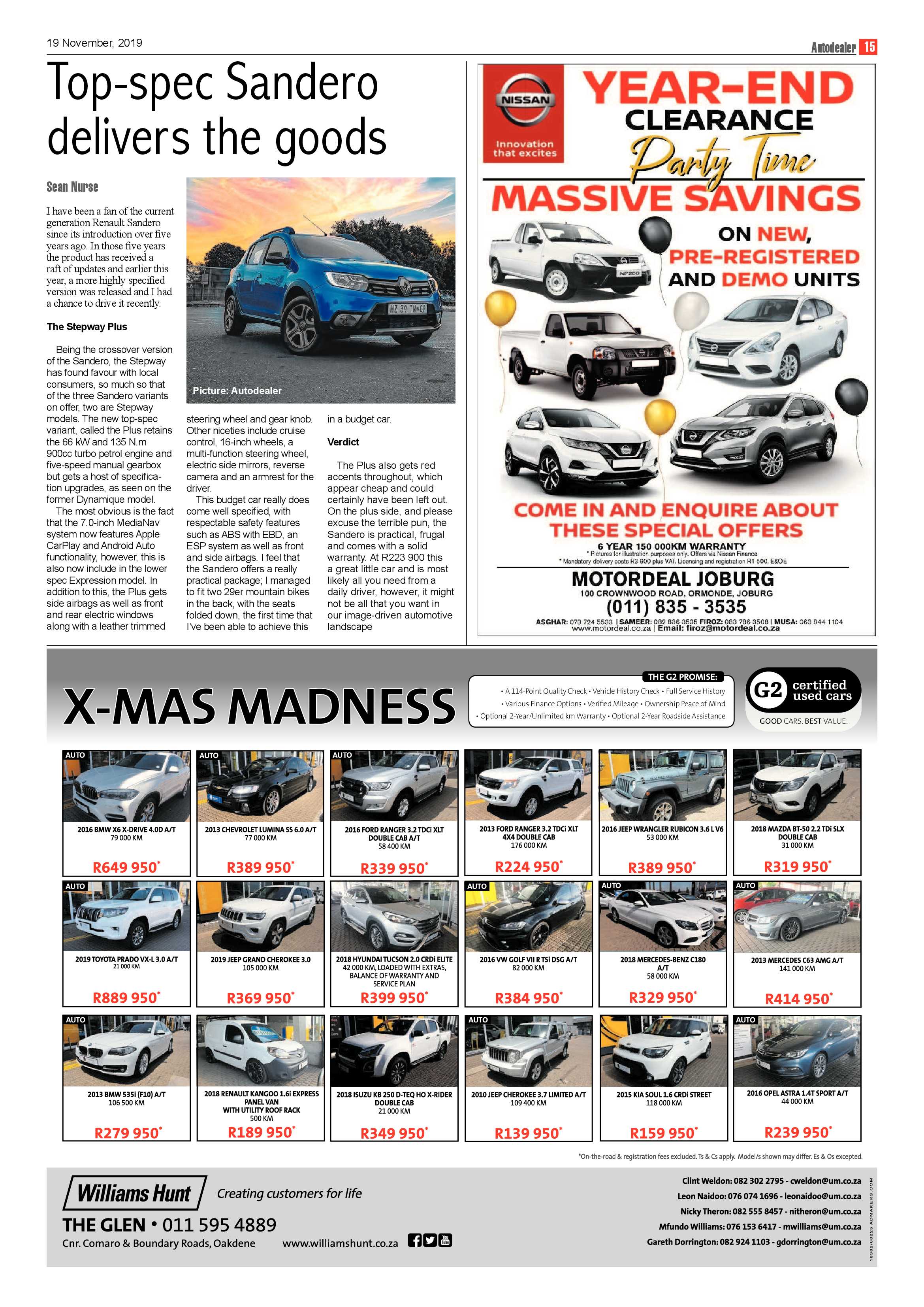 Southern Courier 19 November 2019 page 15