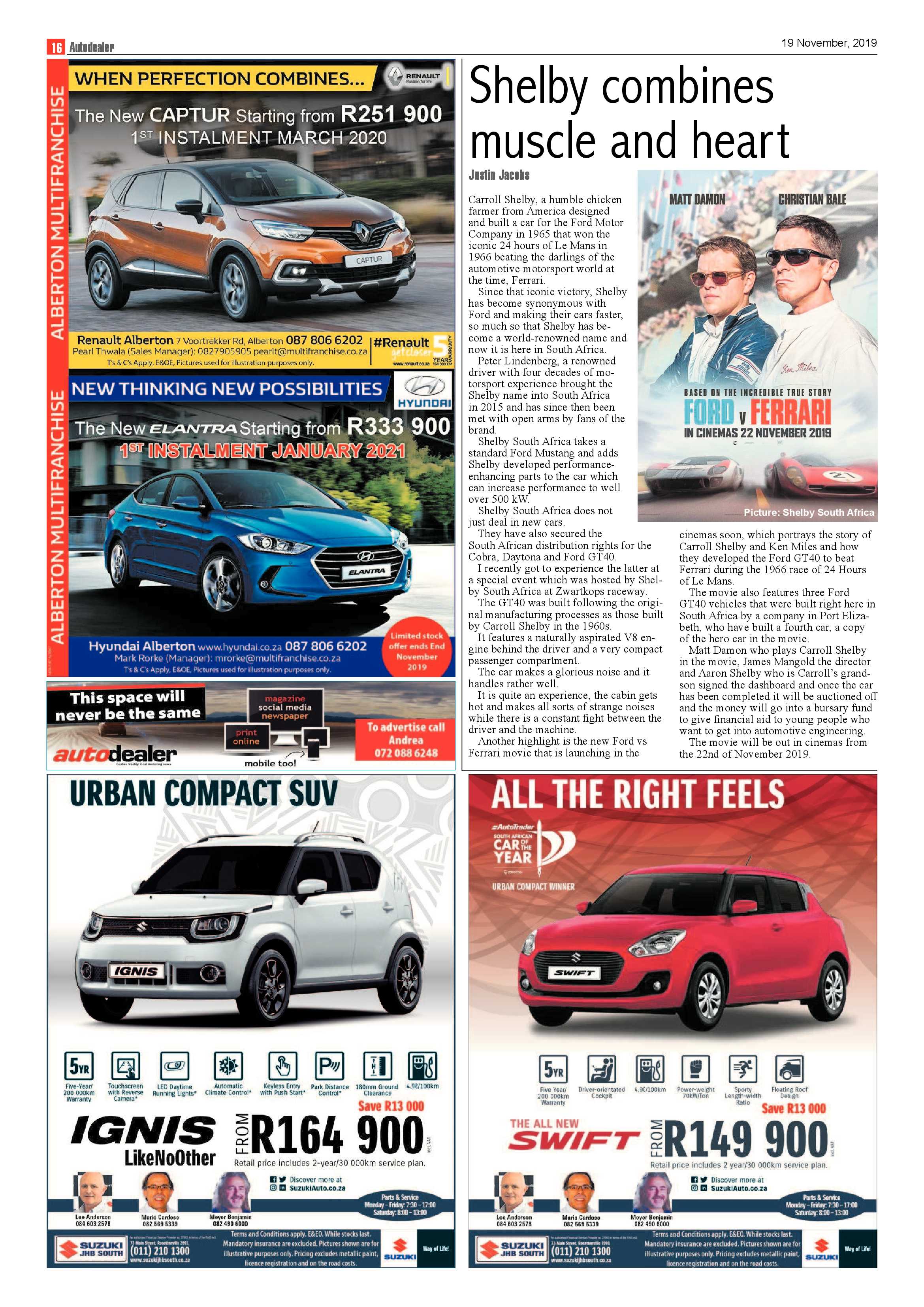 Southern Courier 19 November 2019 page 16