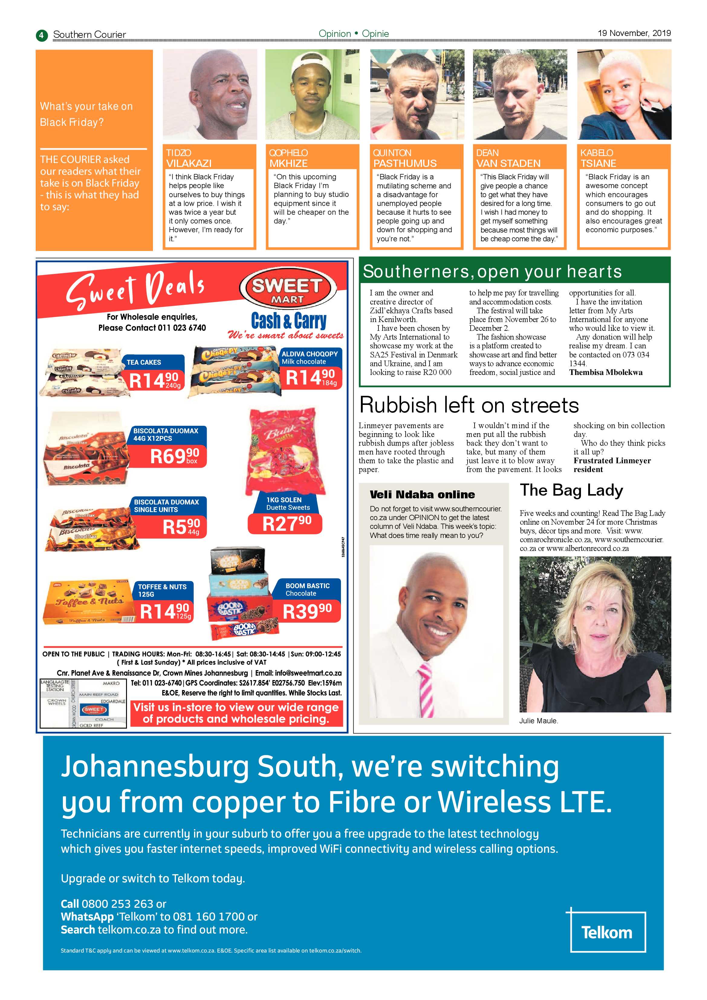 Southern Courier 19 November 2019 page 4