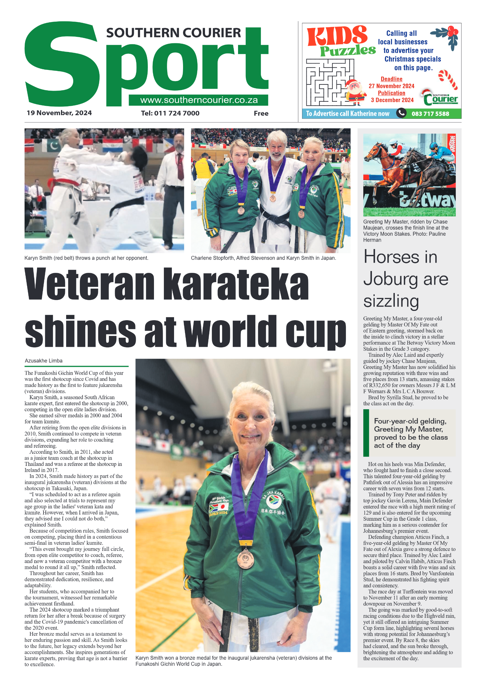 Southern Courier 19 November 2024 page 12