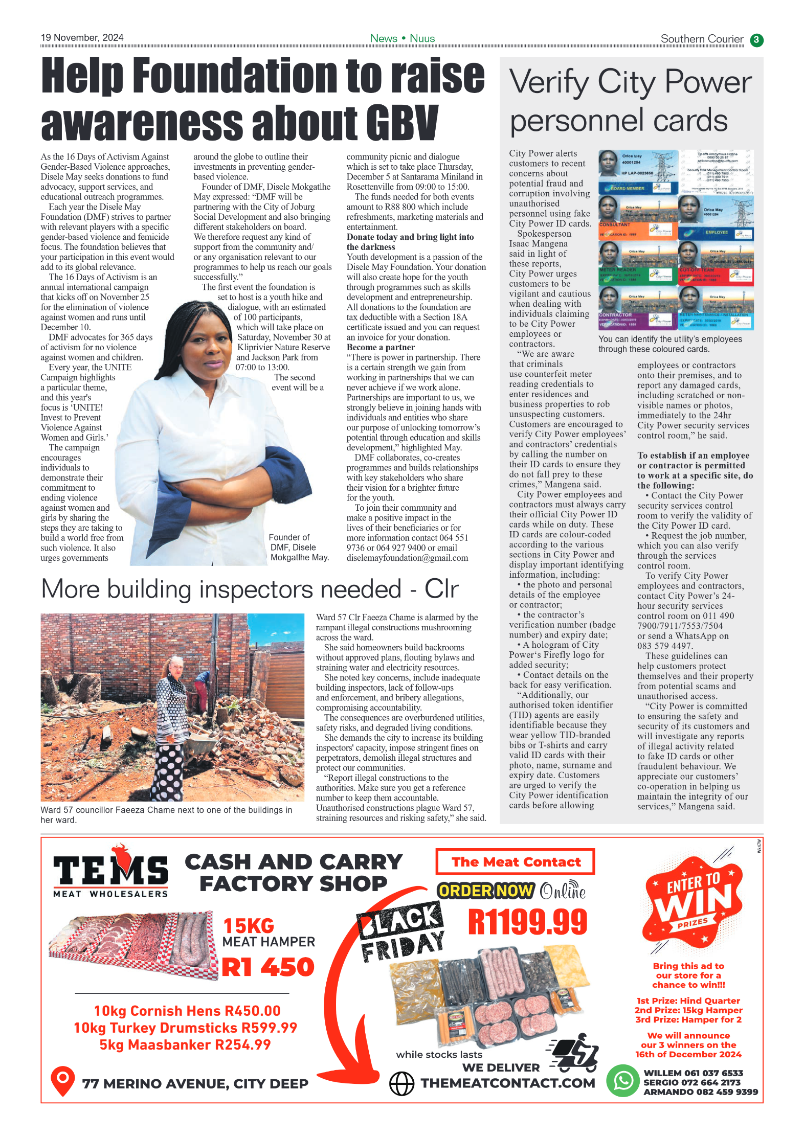Southern Courier 19 November 2024 page 5