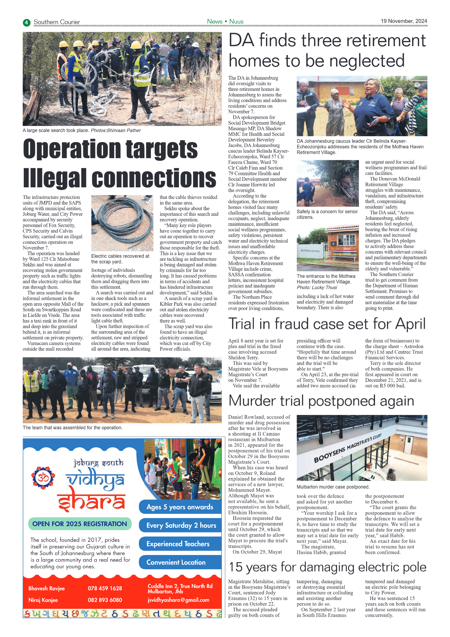Southern Courier 19 November 2024 page 6