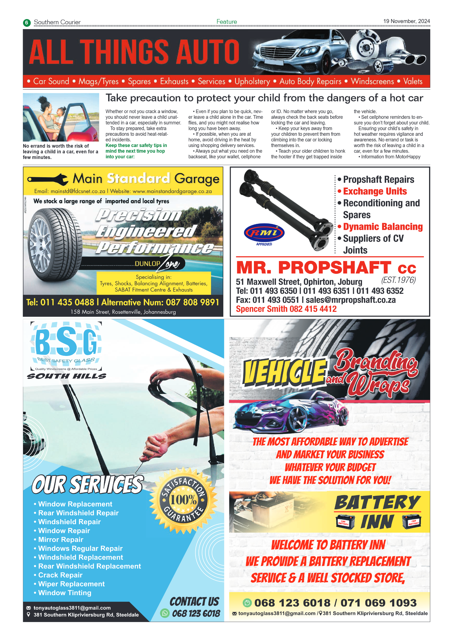 Southern Courier 19 November 2024 page 8