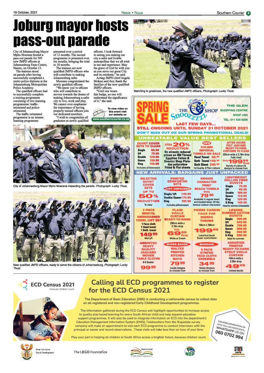 Southern Courier 19 October 2021 page 3