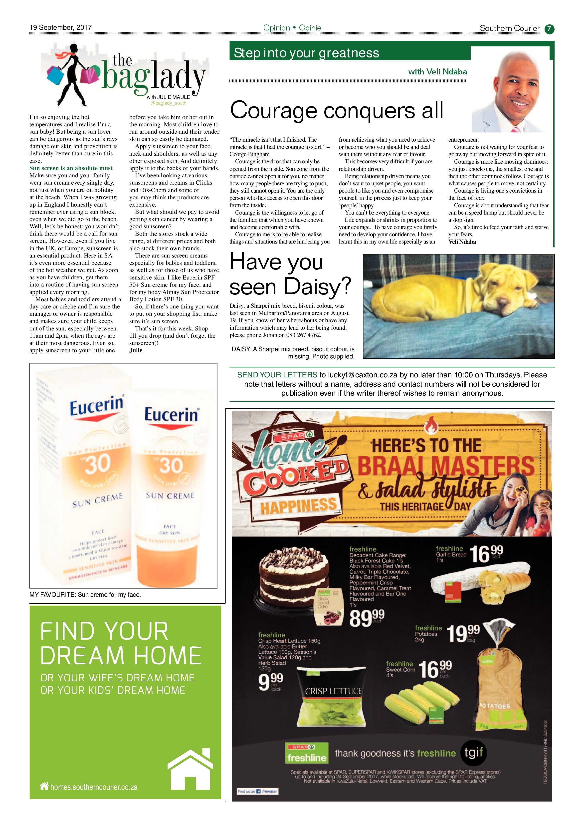 Southern Courier 19 September 2017 page 7