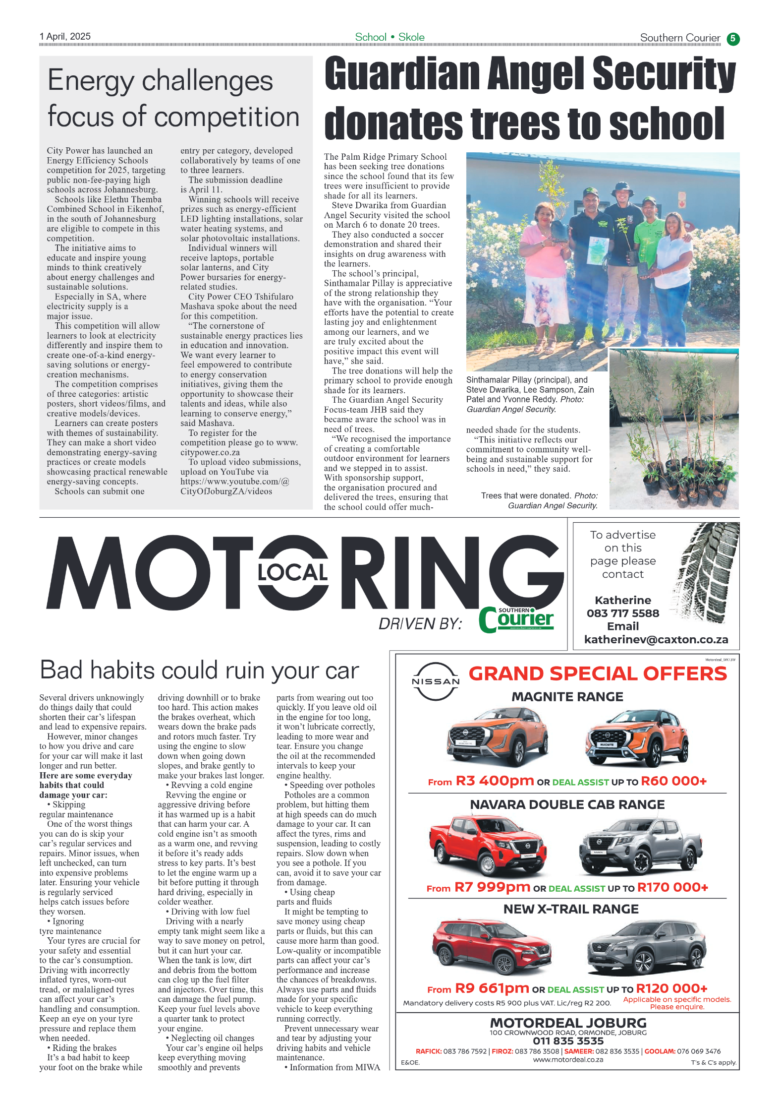 Southern Courier 1 April 2025 page 5