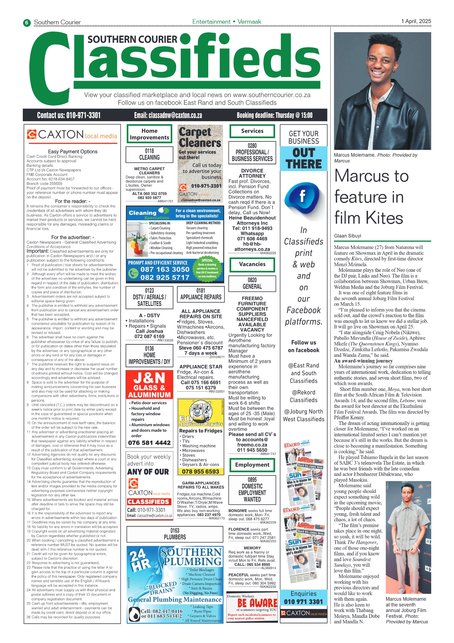 Southern Courier 1 April 2025 page 6
