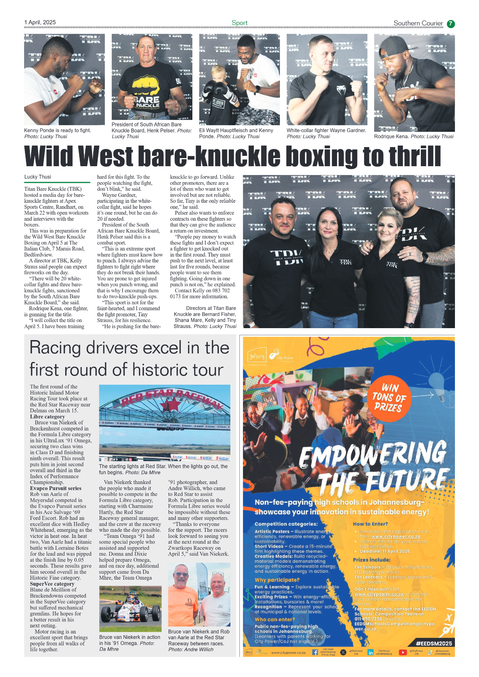 Southern Courier 1 April 2025 page 7