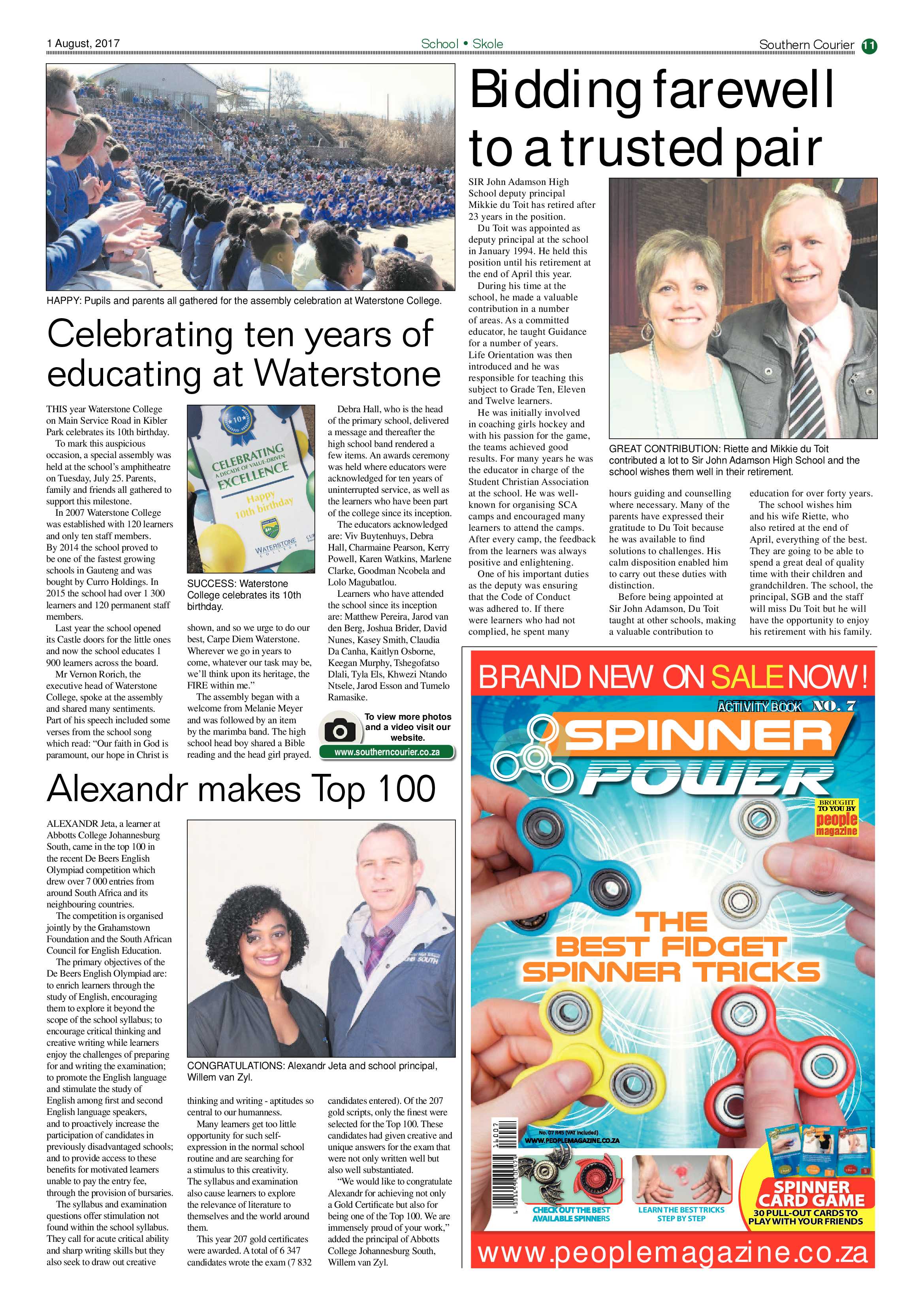 Southern Courier 1 August 2017 page 11