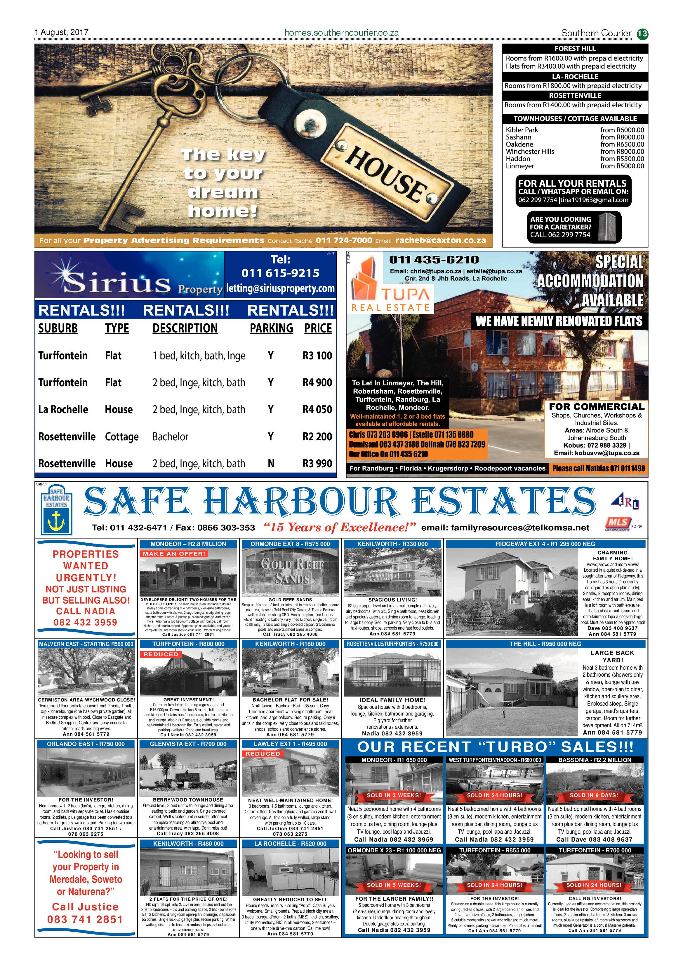 Southern Courier 1 August 2017 page 13