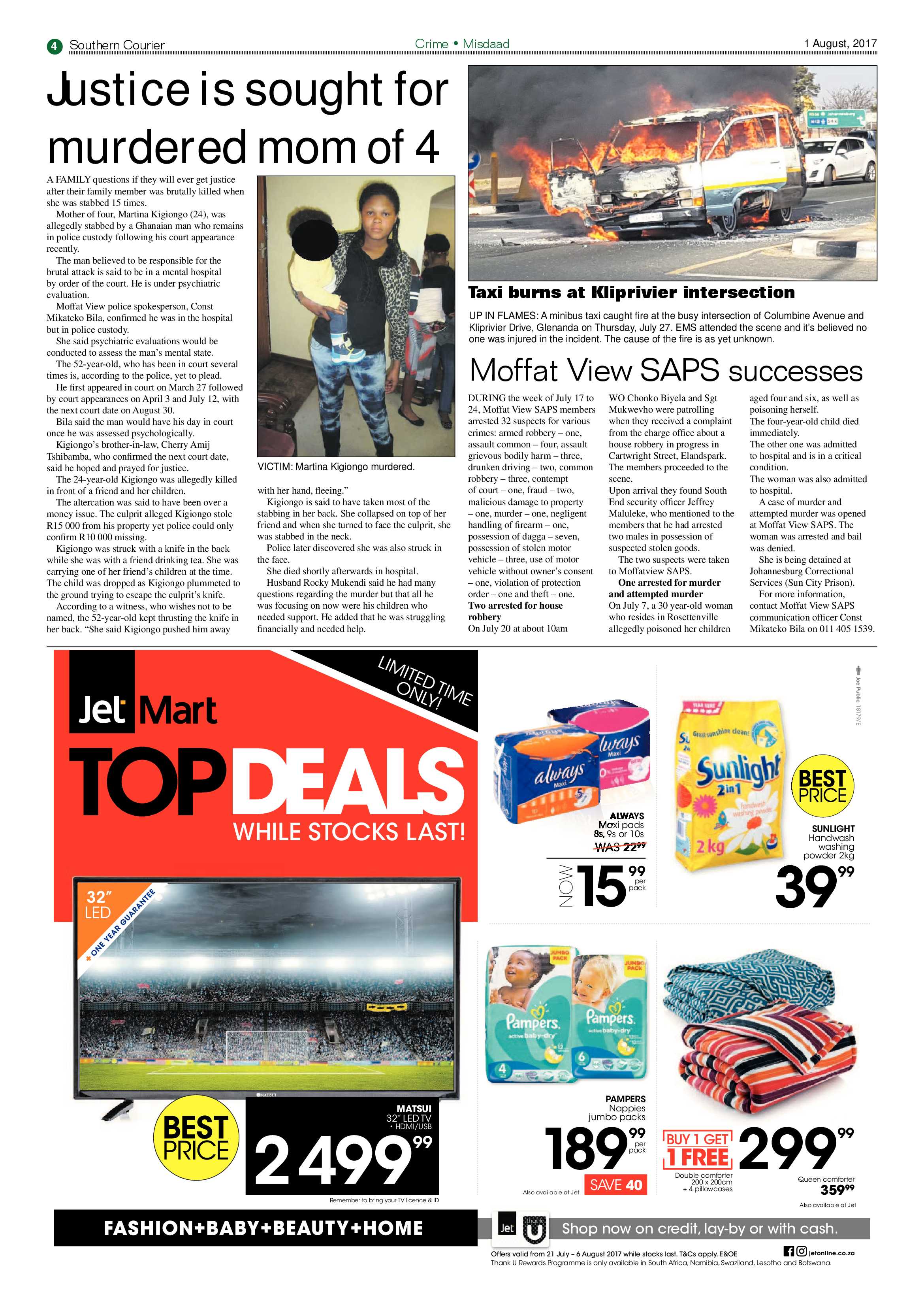 Southern Courier 1 August 2017 page 4