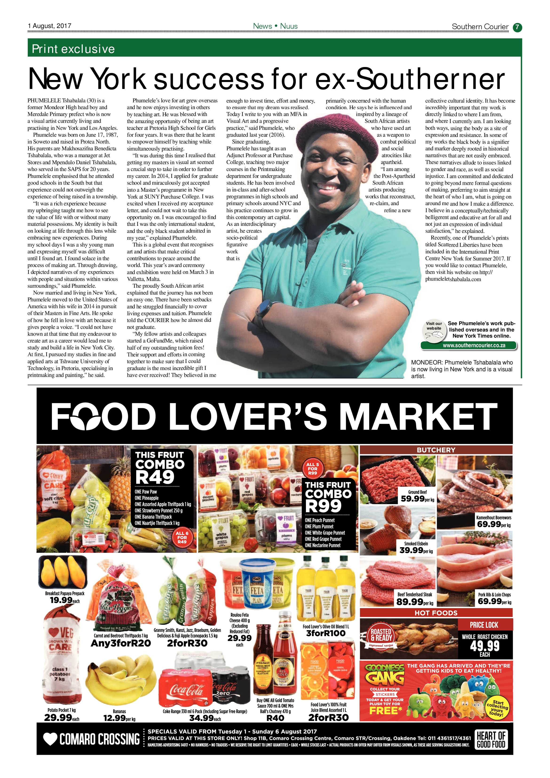 Southern Courier 1 August 2017 page 7