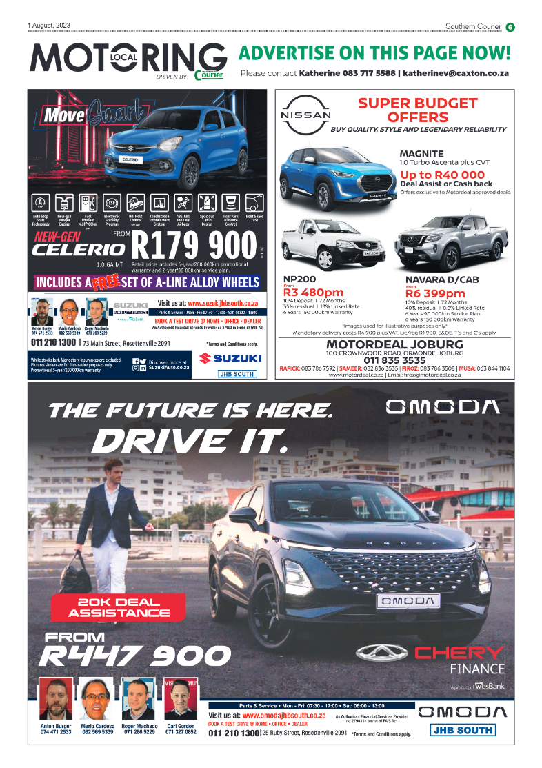 Southern Courier 1 August 2023 page 6
