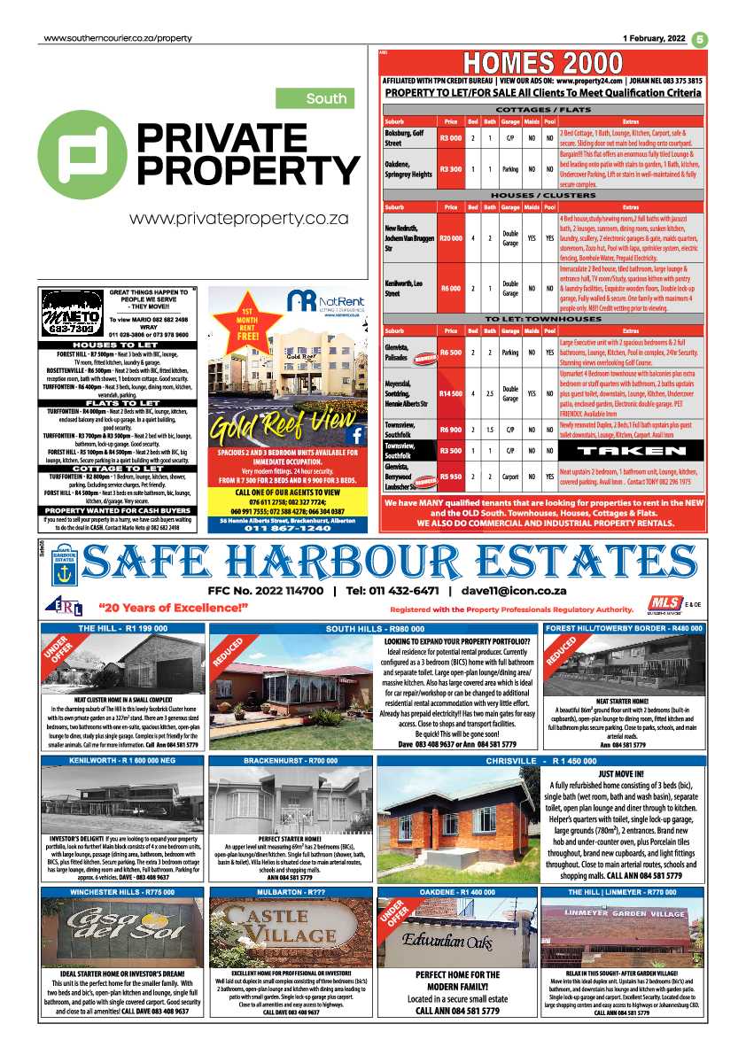 Southern Courier 1 February 2022 page 5