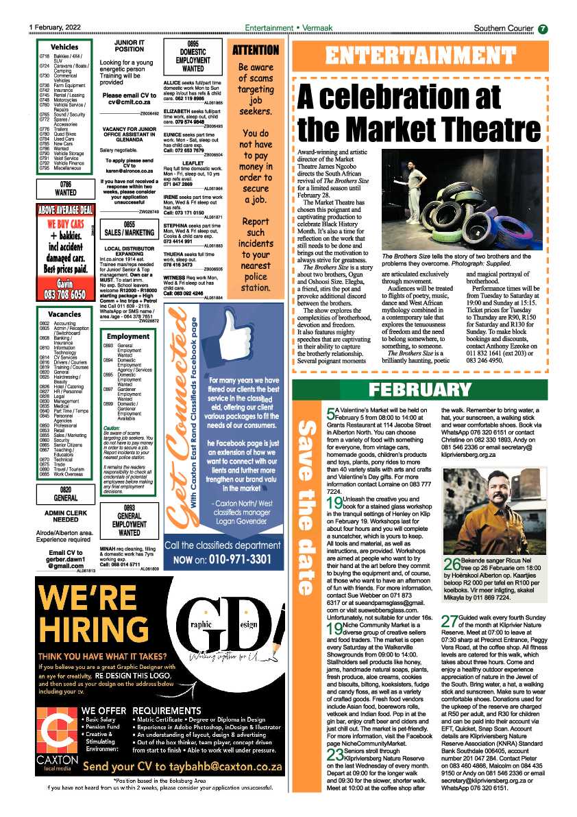 Southern Courier 1 February 2022 page 7