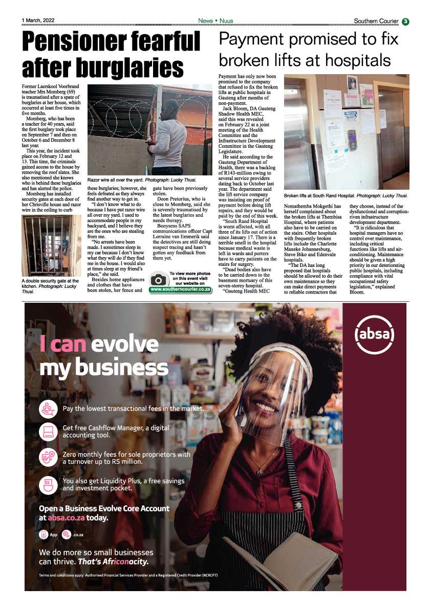Southern Courier 1 March 2022 page 3