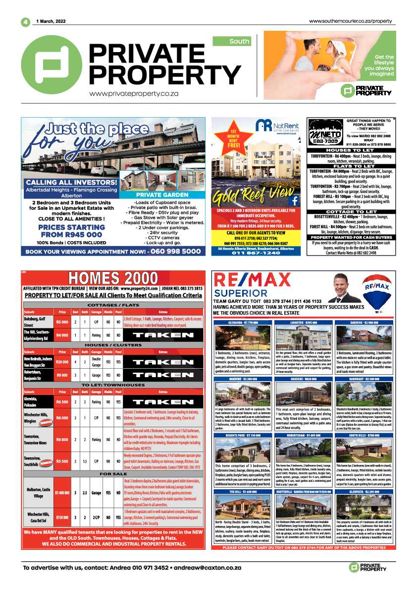 Southern Courier 1 March 2022 page 4