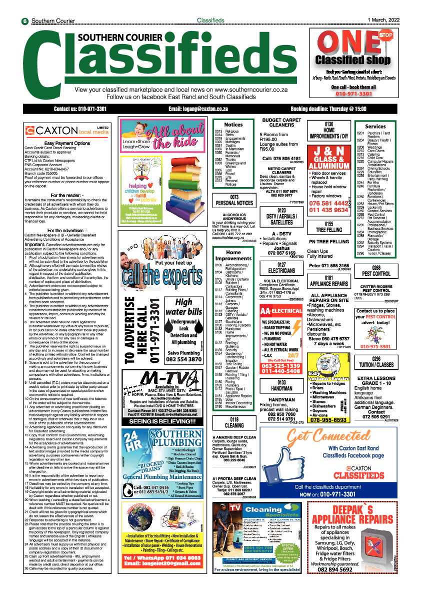 Southern Courier 1 March 2022 page 6