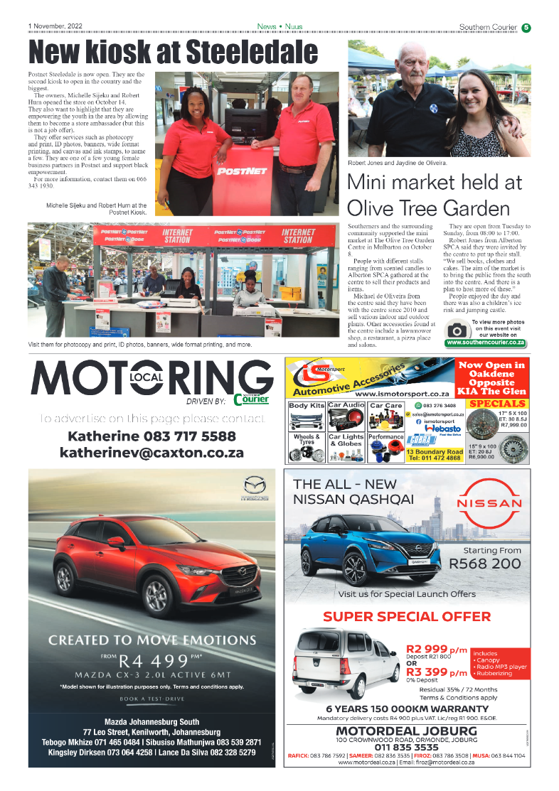 Southern Courier 1 Nov 2022 page 7