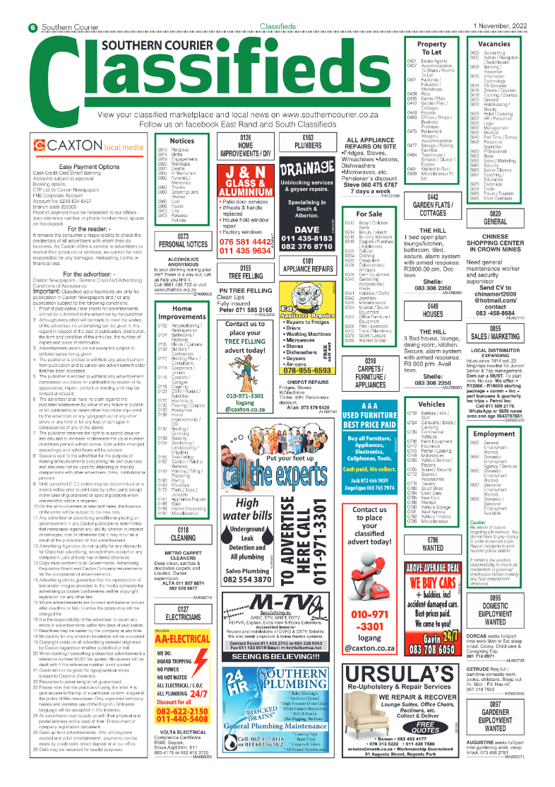 Southern Courier 1 Nov 2022 page 8