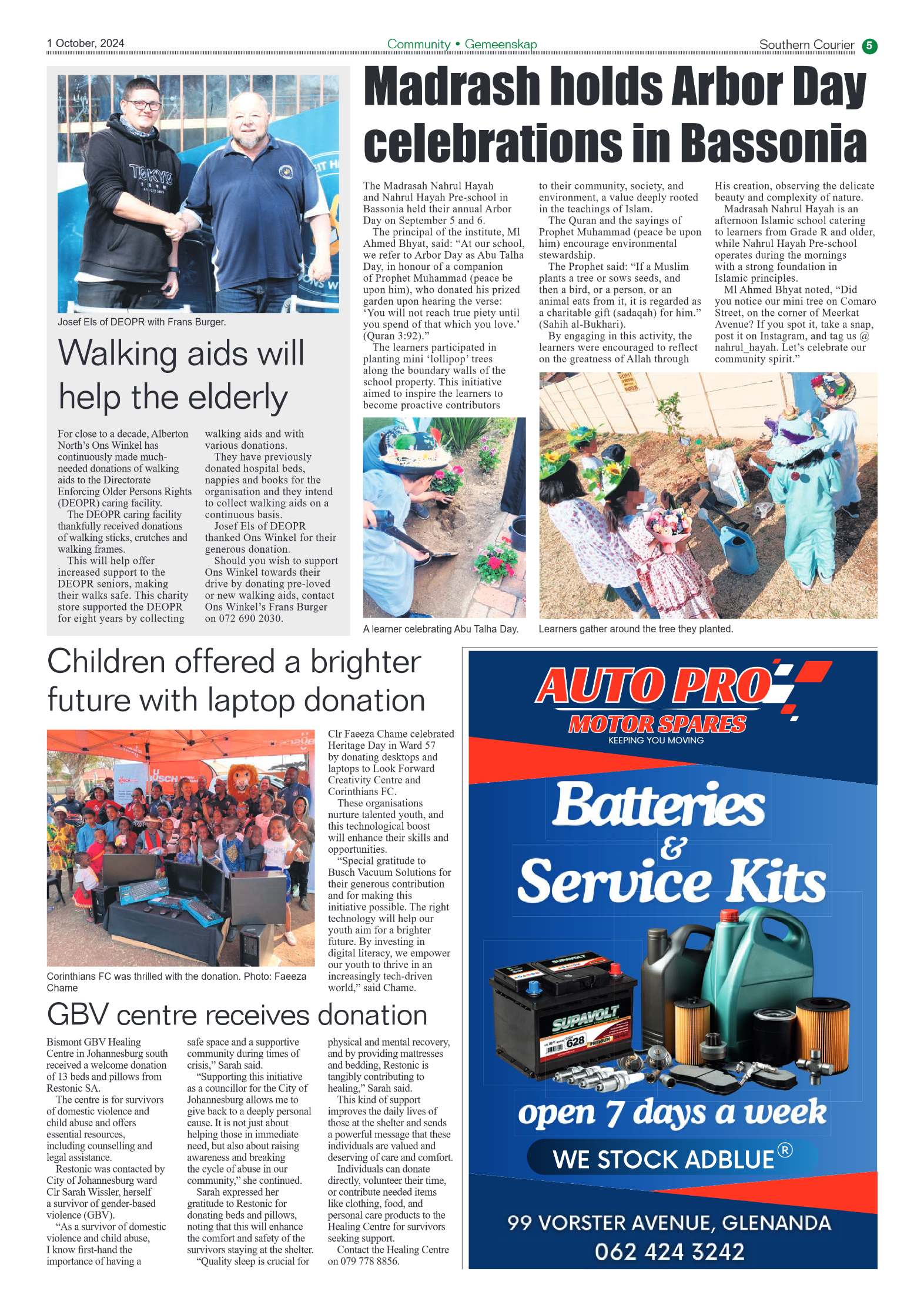 Southern Courier 1 October 2024 page 5