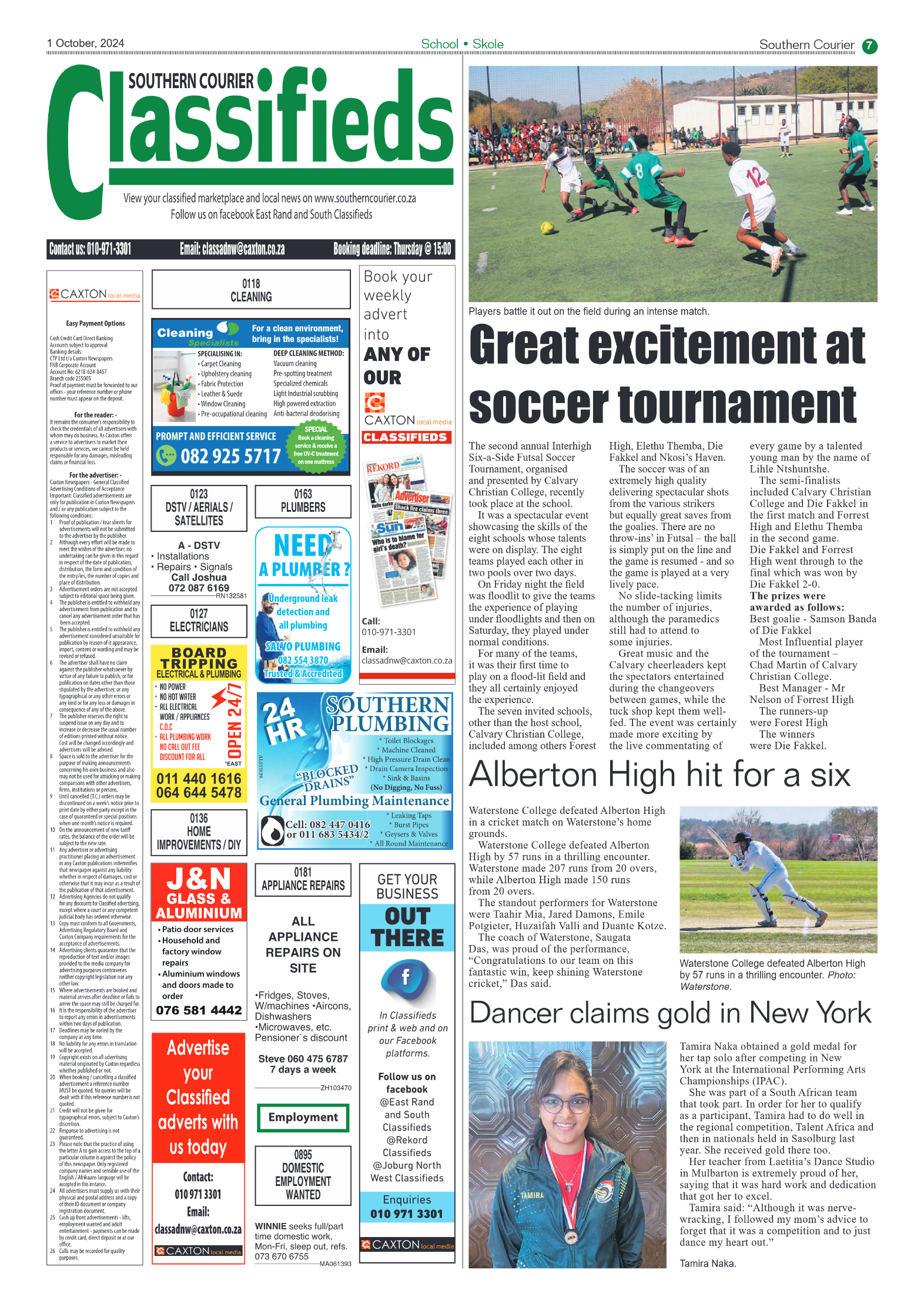 Southern Courier 1 October 2024 page 7