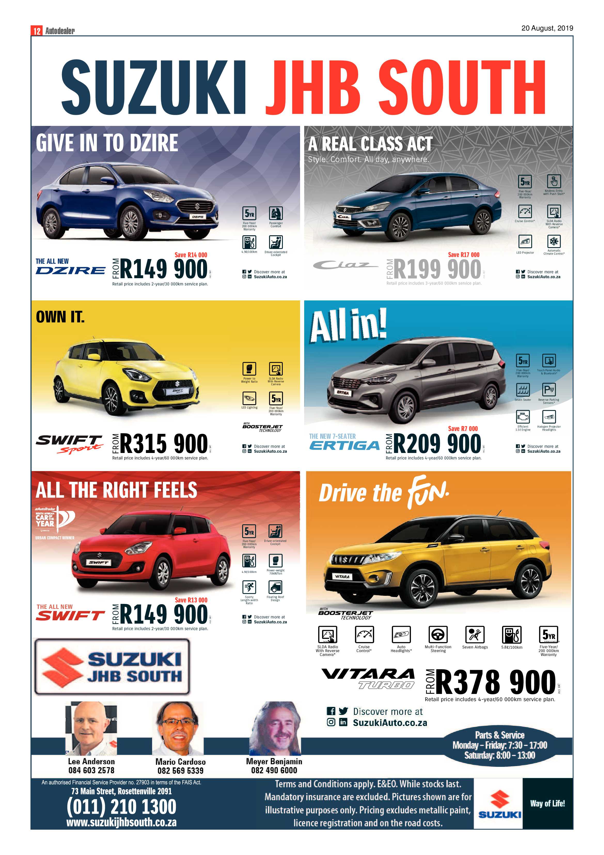 Southern Courier 20 August 2019 page 12