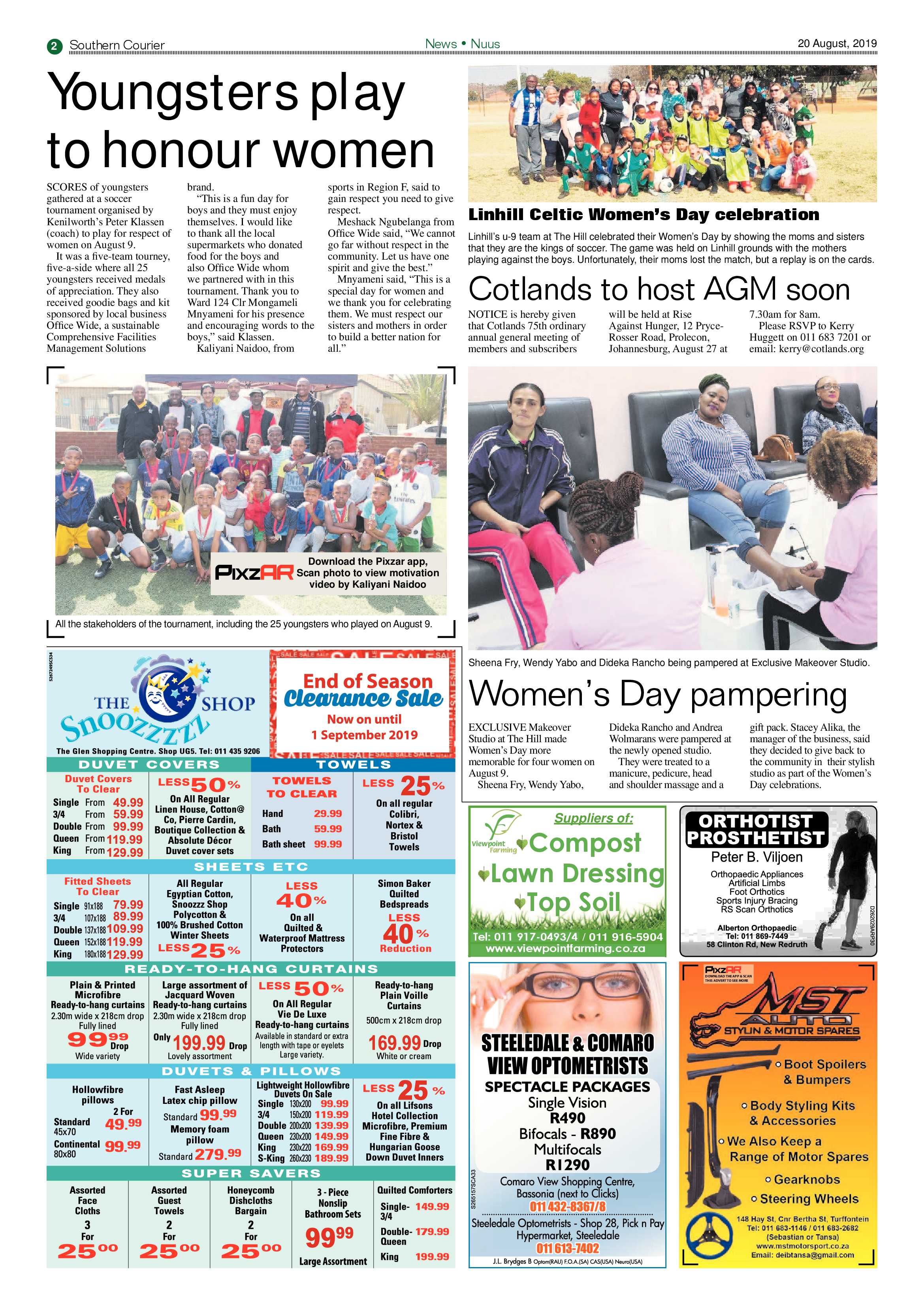 Southern Courier 20 August 2019 page 2