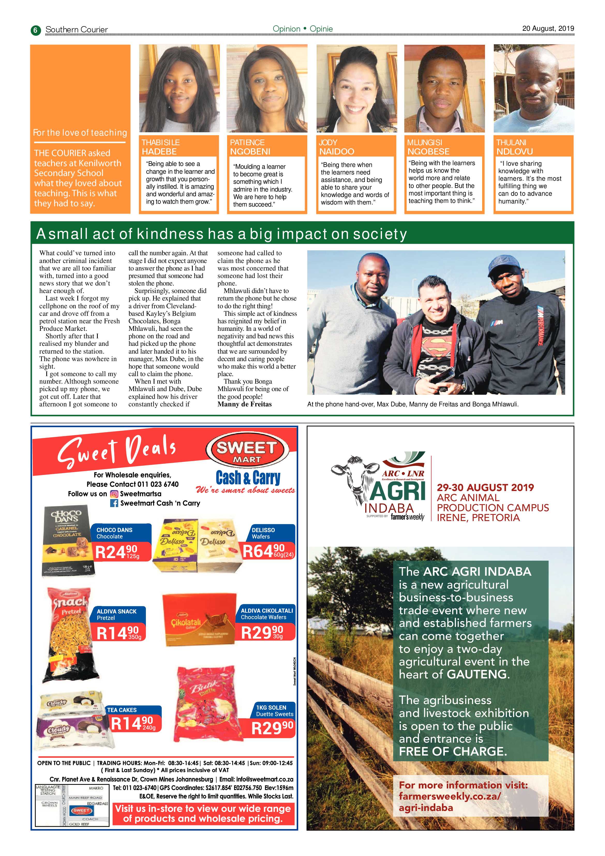 Southern Courier 20 August 2019 page 6